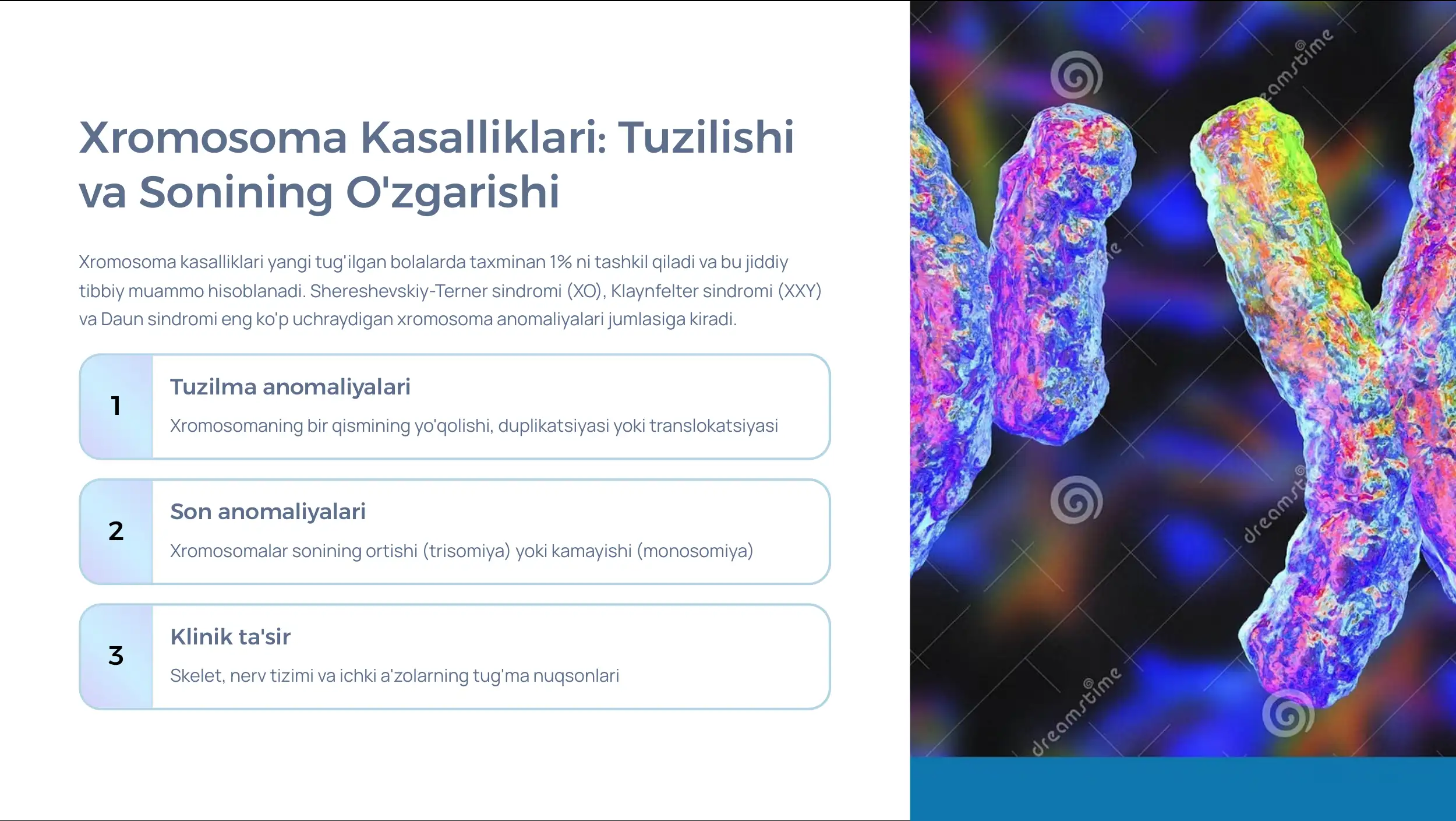 Odam Xromosoma va Genom 3