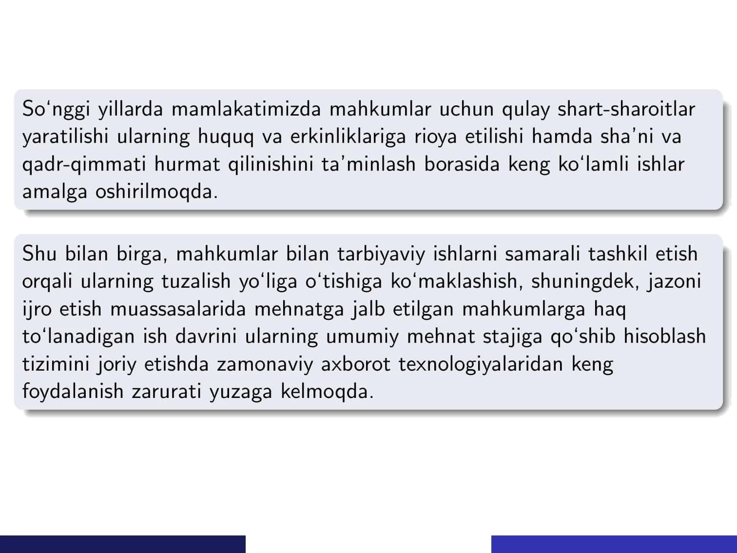 Penitensiyalar(qamoqxonada jazoni o’tash muassasasi)da ijtimoiy ishni tashkil qilish jarayonlari 3