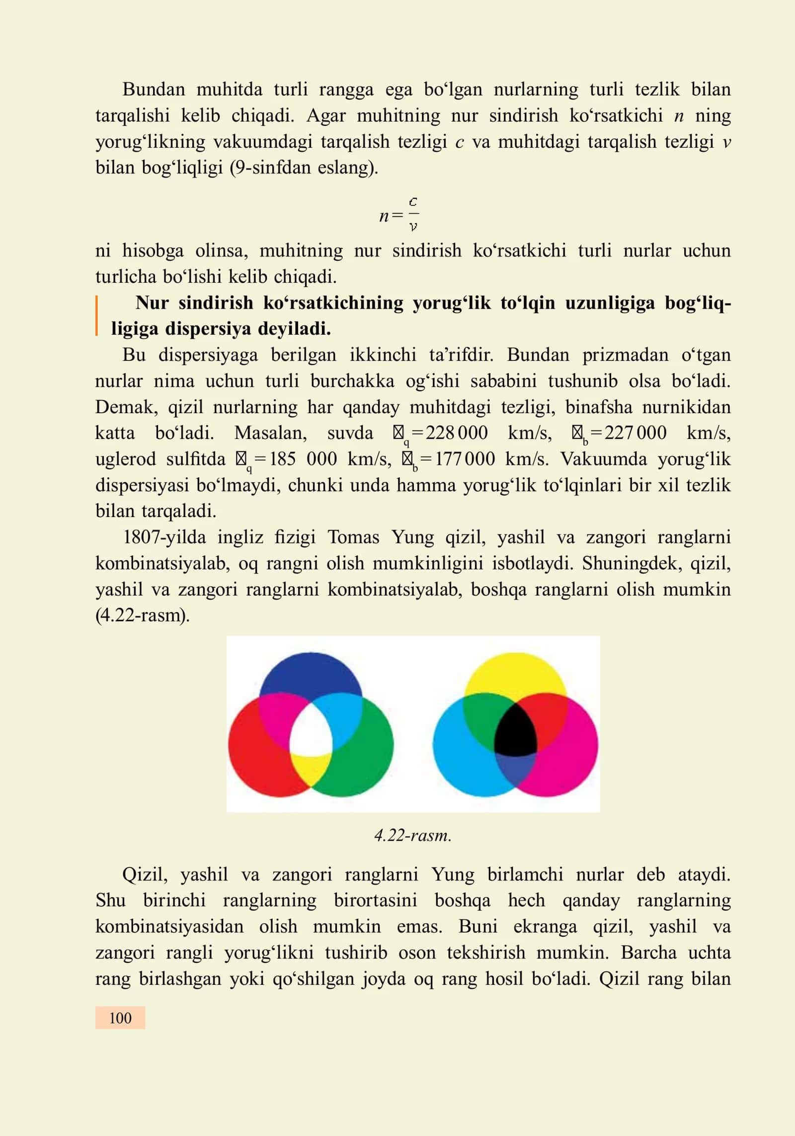 27-mavzu. Yorug‘lik dispersiyasi. Spektral analiz 3