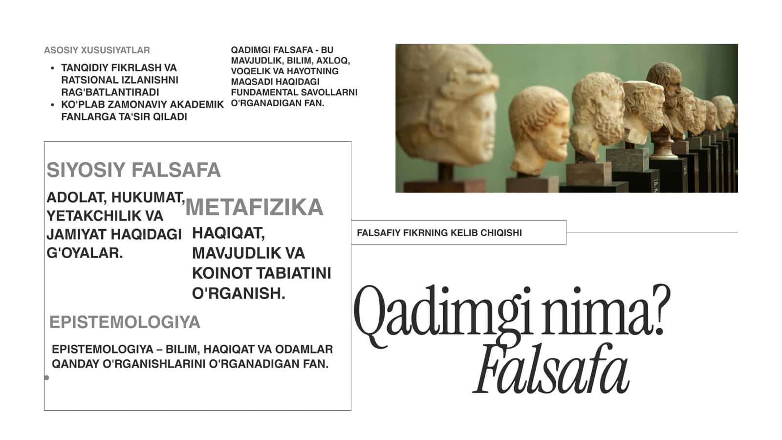 Qadimgi falsafa | Qadimgi davrning tafakkur tarzi 3
