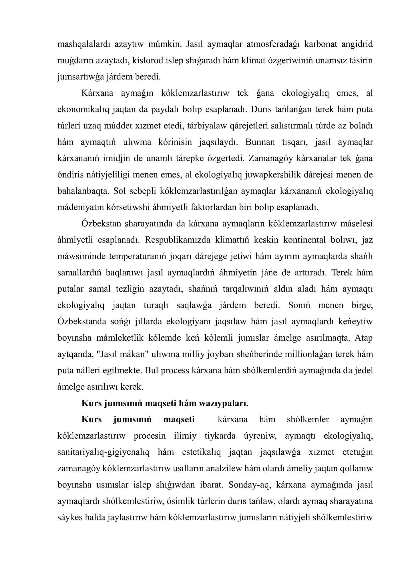 Kóklemzarlastiriw Texnologiyasi 3