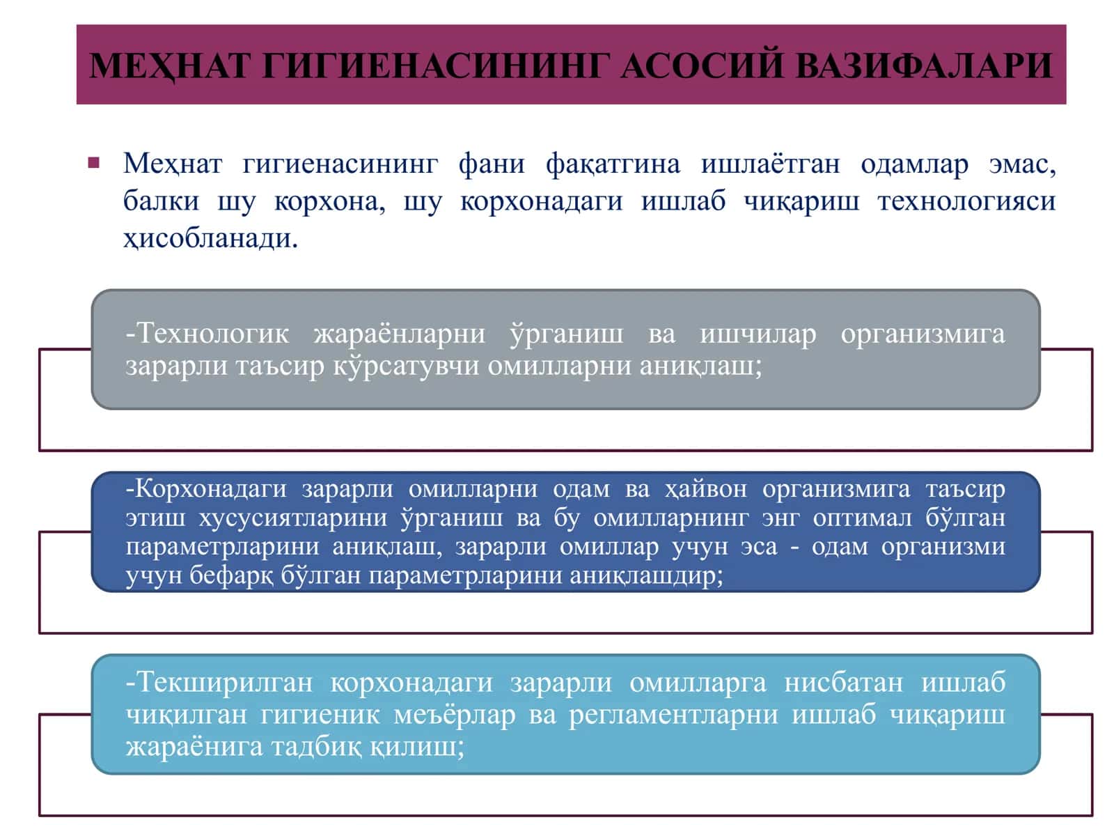 АТРОФ МУҲИТ ГИГИЕНАСИ 3