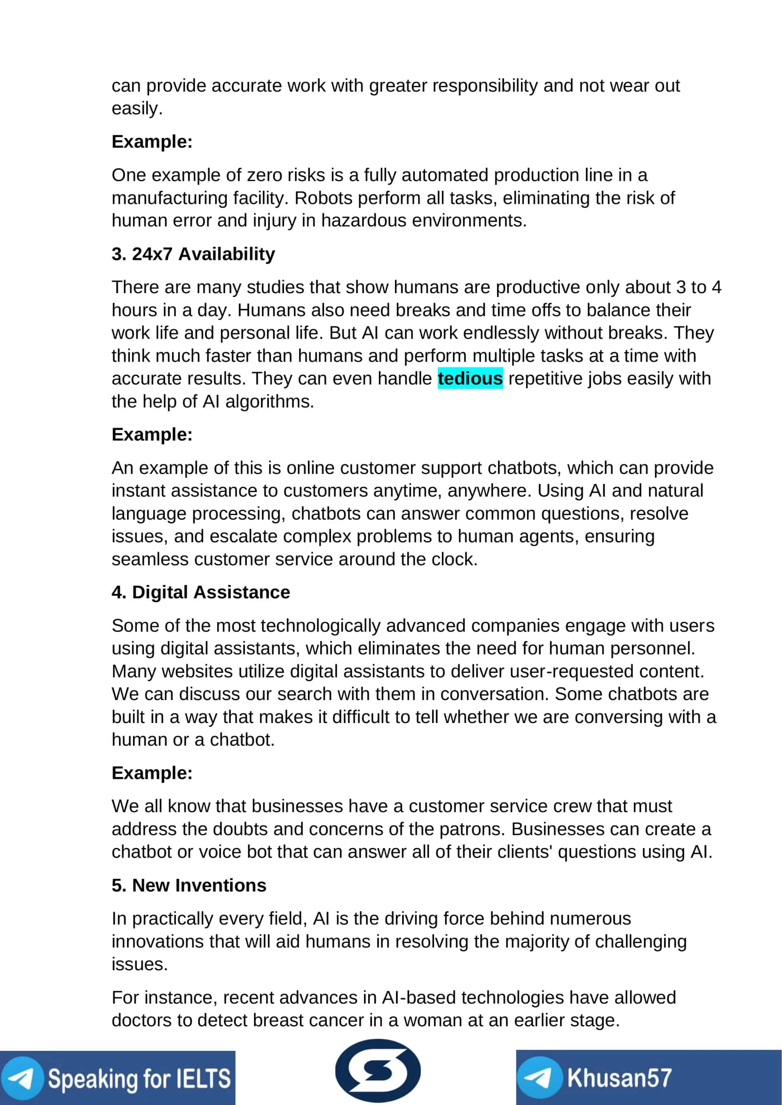 Advantages and Disadvantages of Artificial Intelligence [AI] 3