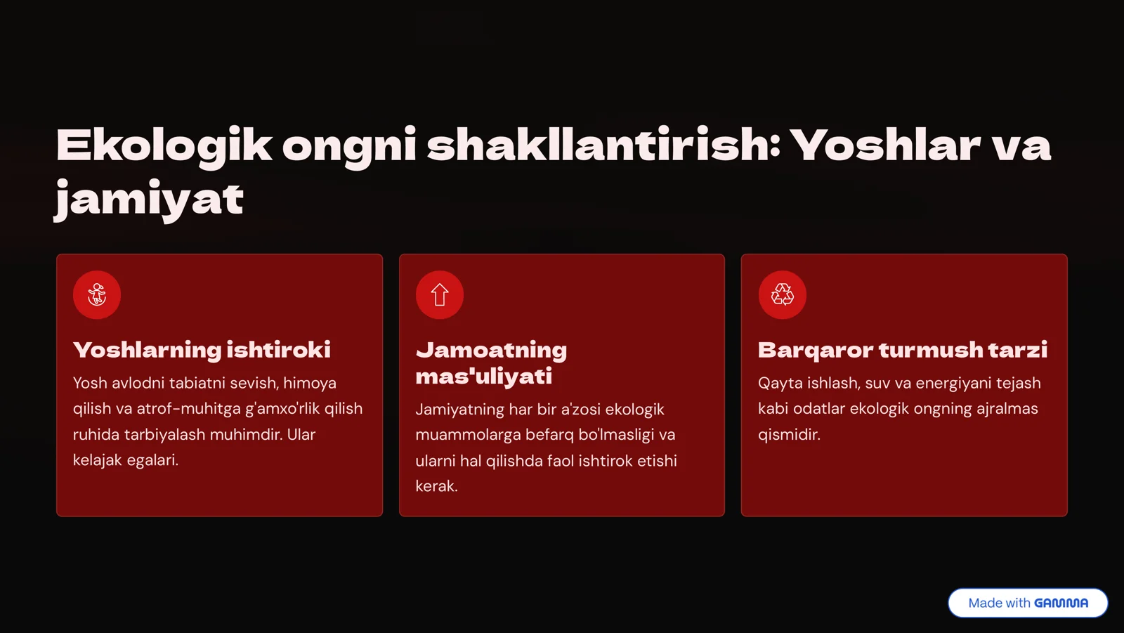 Ekologik tarbiya 3