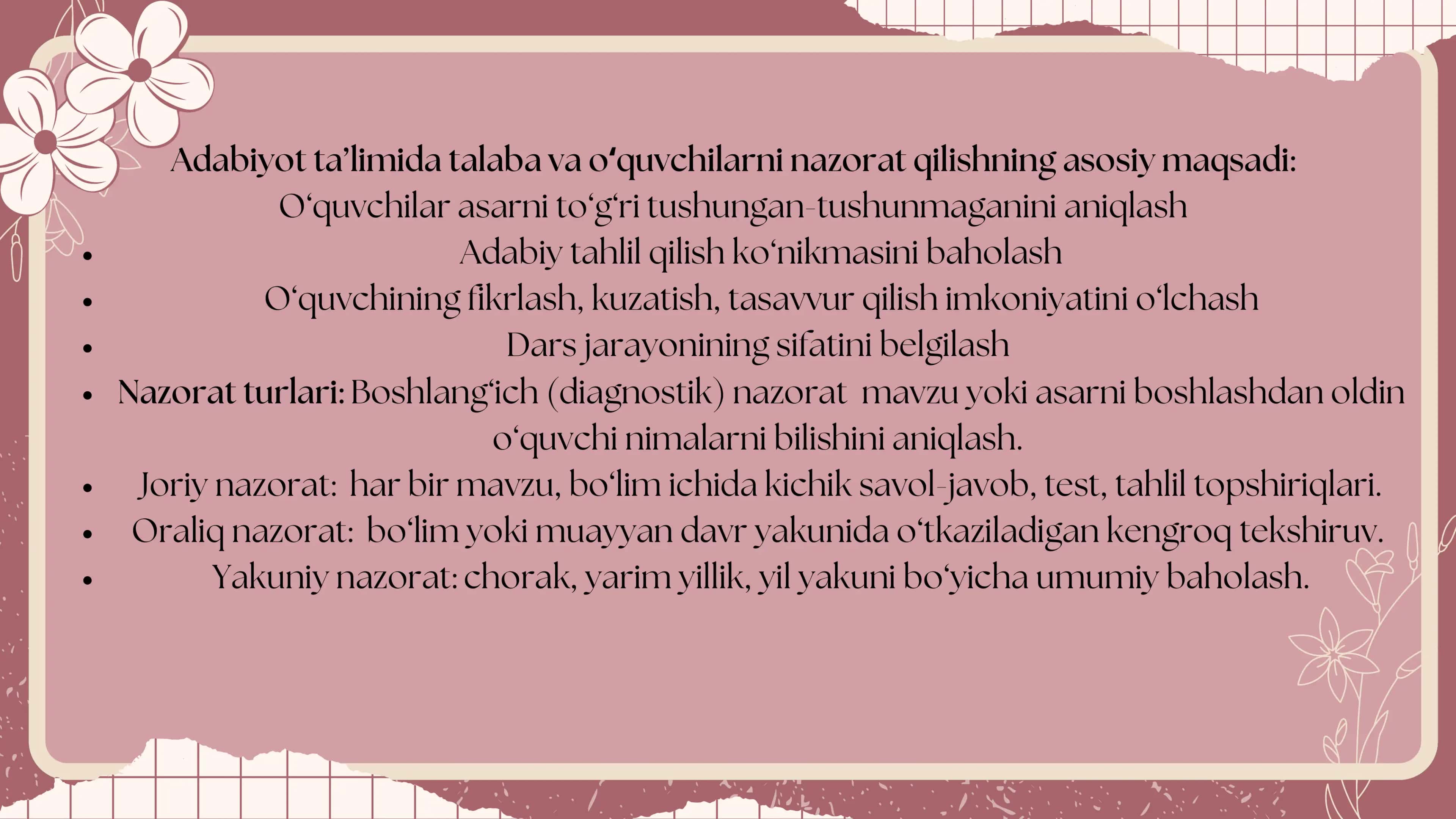Adabiyot Darslarida Ifodali Oʻqishning Talab Va Me’yorlari 3
