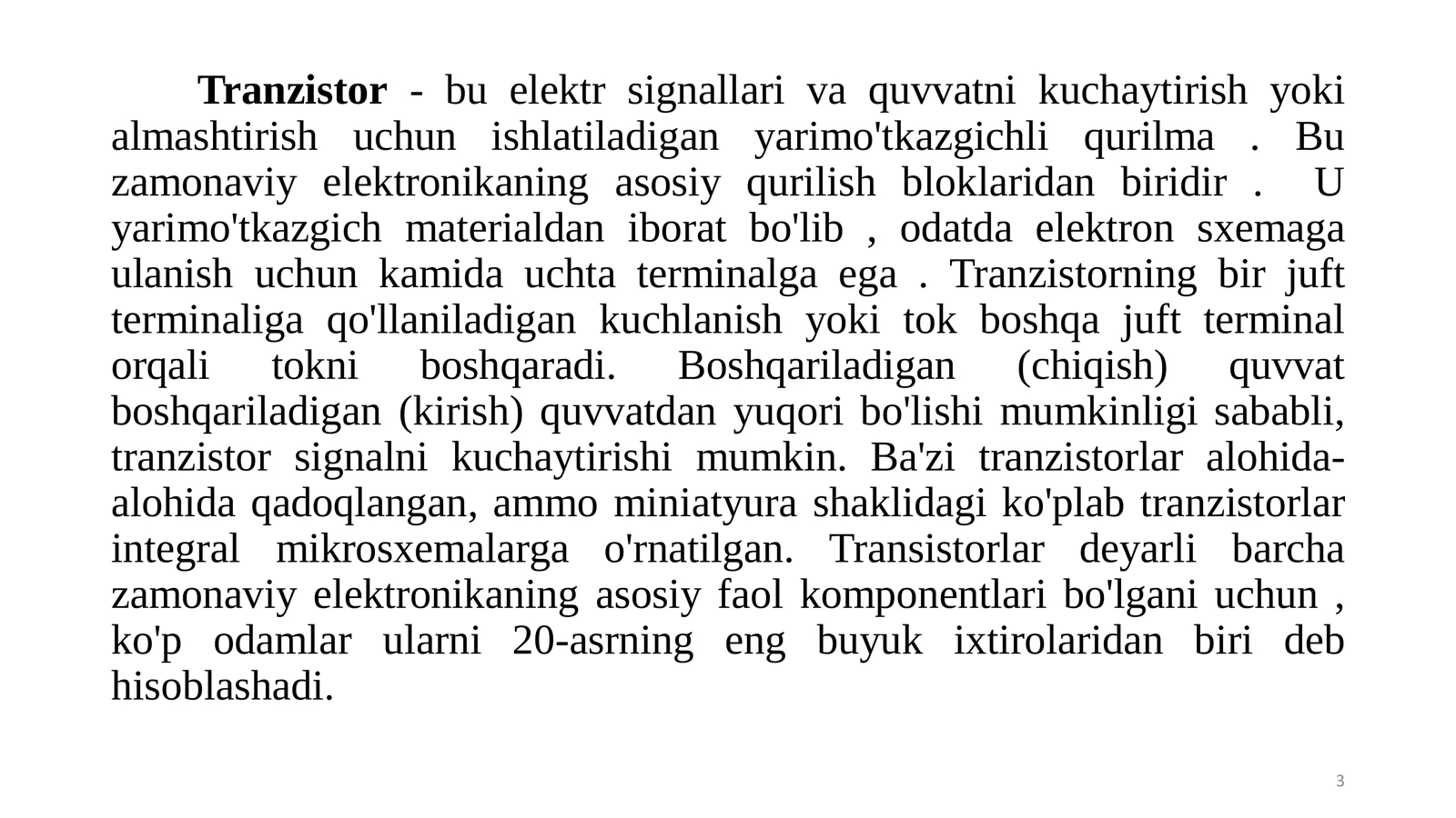 Bir elektronli tranzistor 3