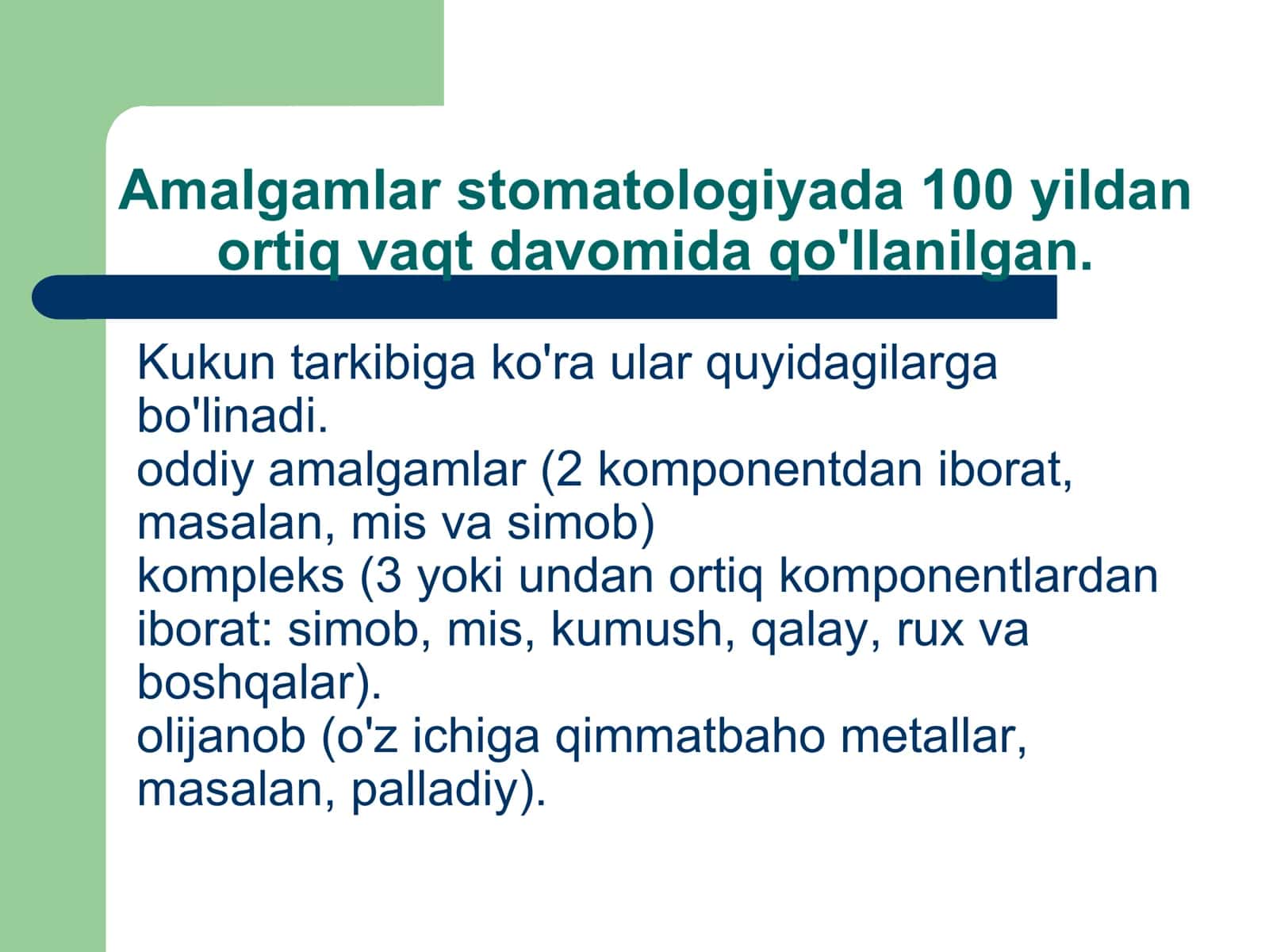 Amalgamalar 3
