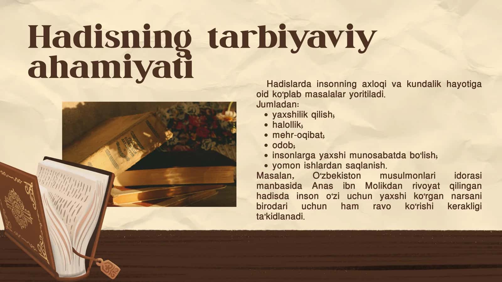Hadis va Hikoya prezentatsiya 3