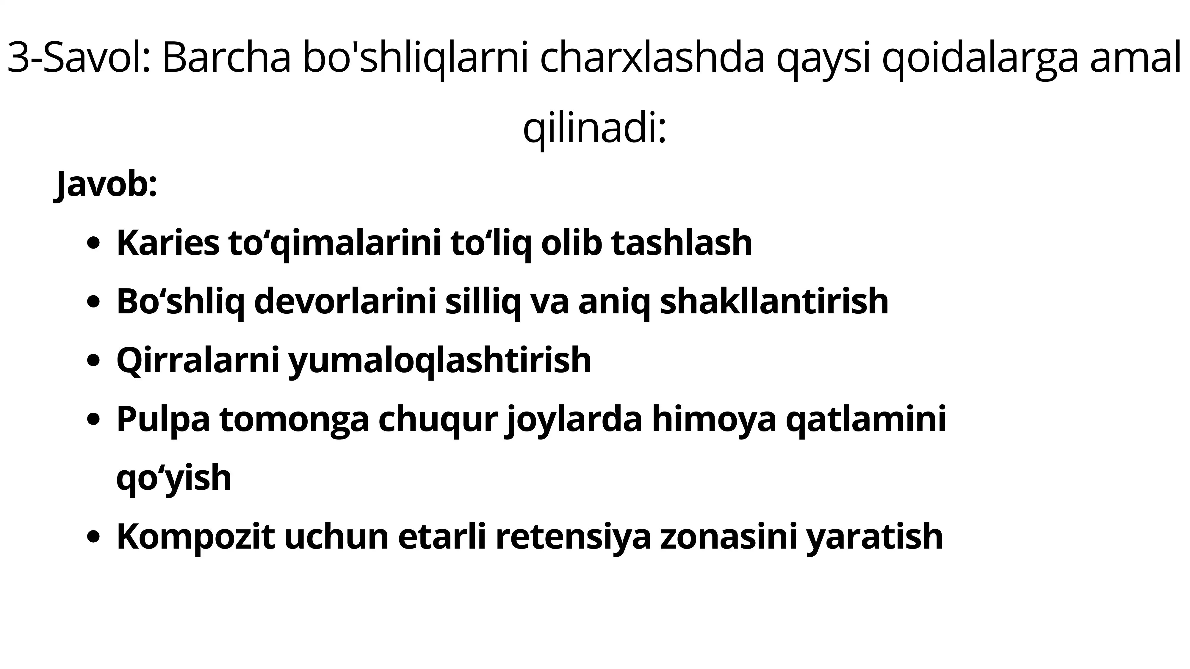 10 talik Savol Javob 3