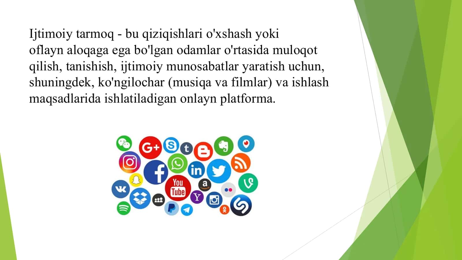 Ijtimoiy tarmoqlar 3