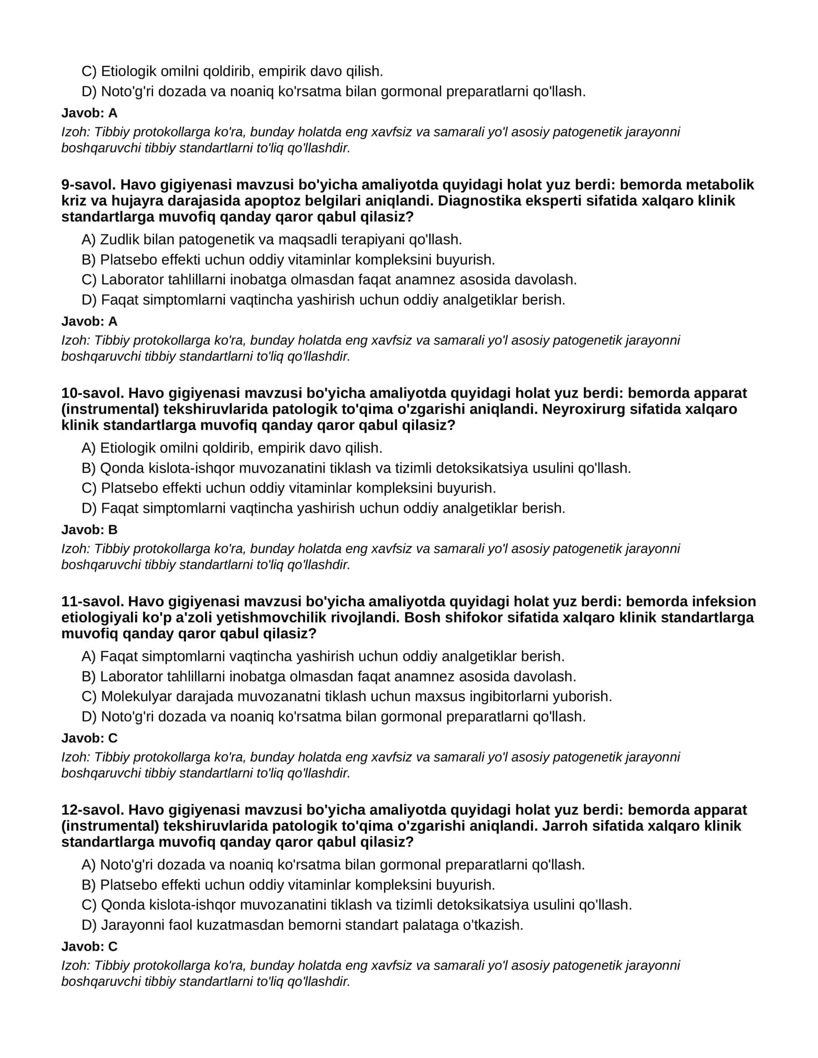 HAVO GIGIYENASI - 1-QISM 3