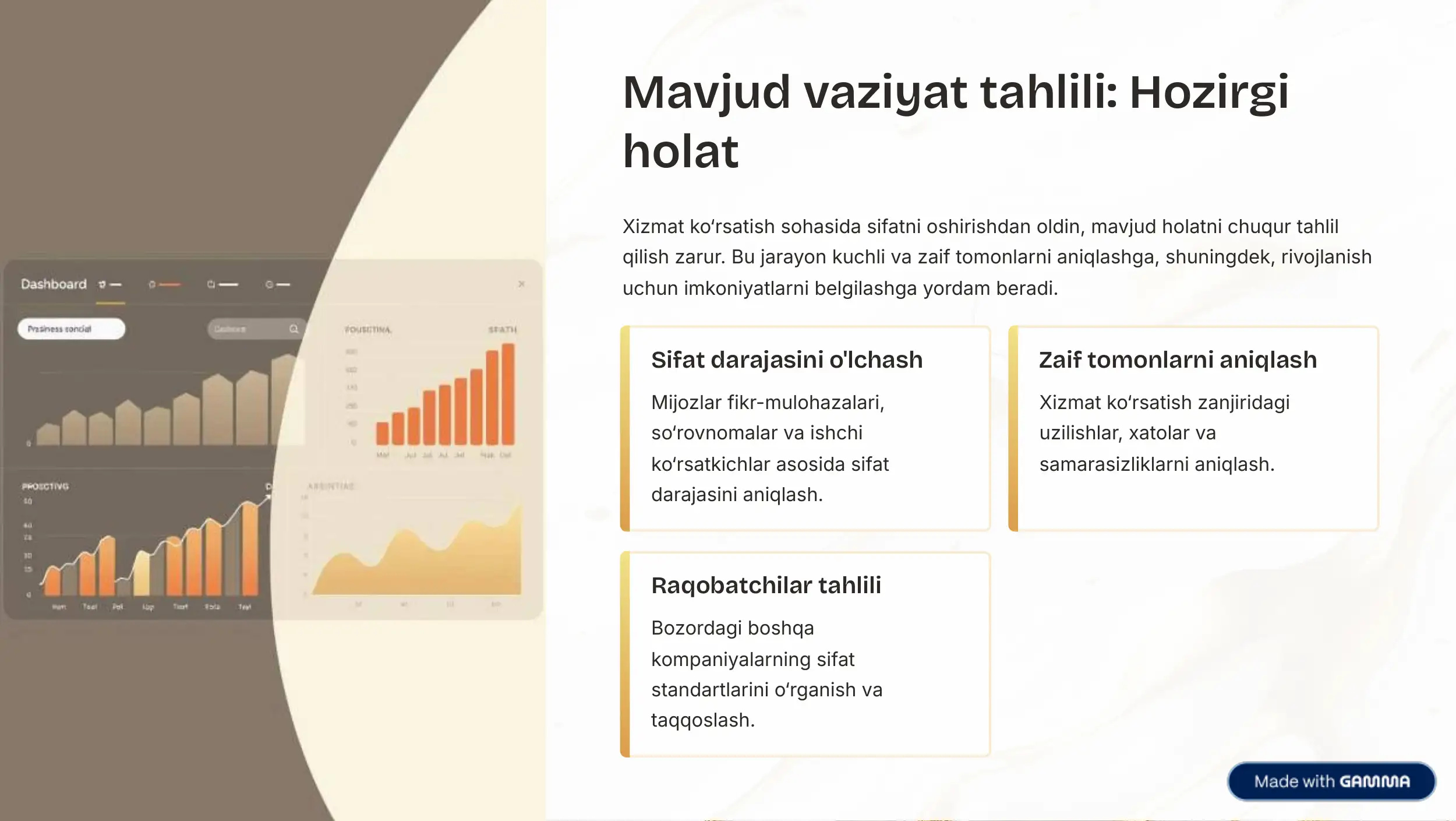 Xizmatlar sohasida sifatni oshirish imkoniyatlari 3