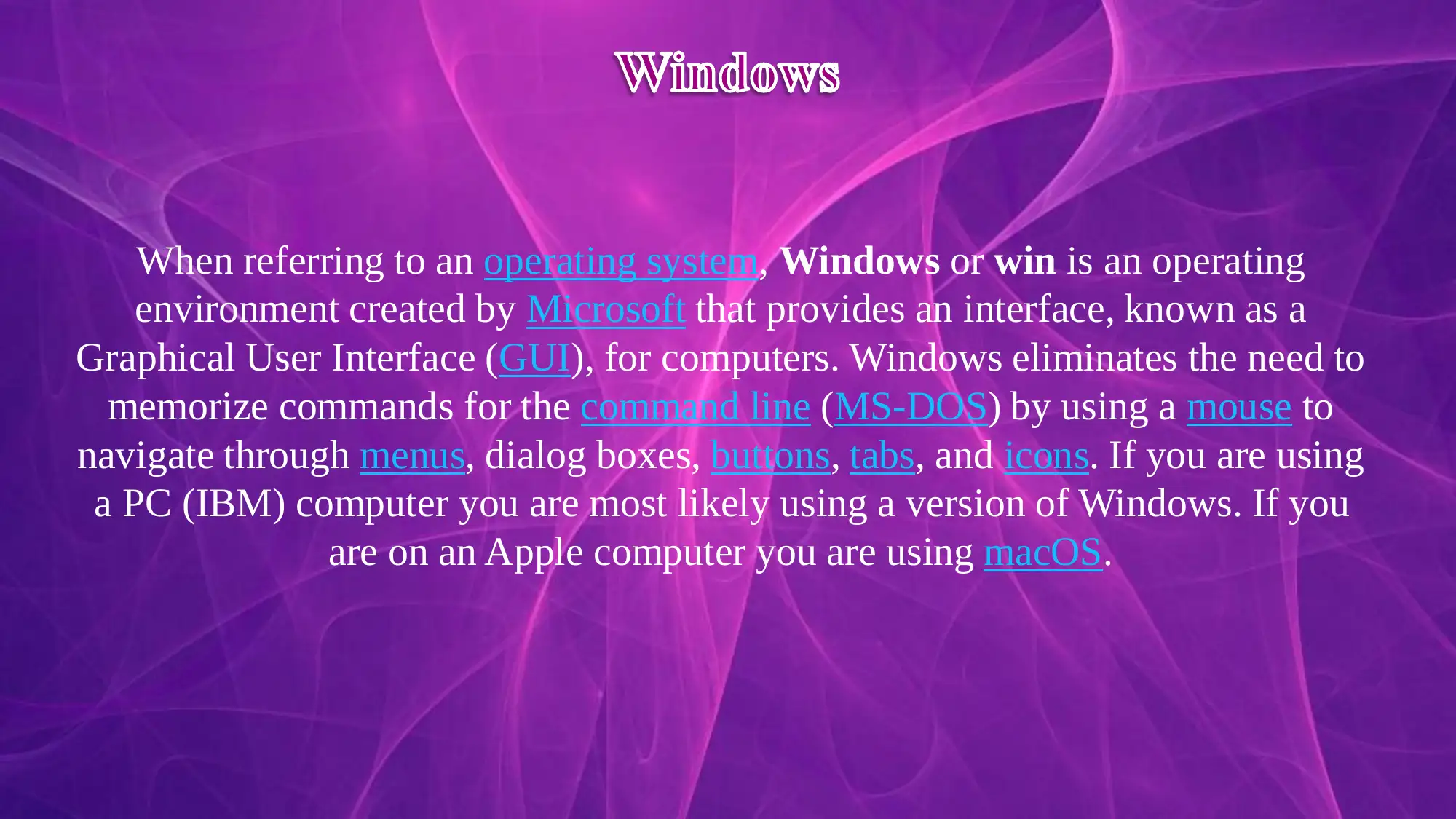 Operating Systems 3