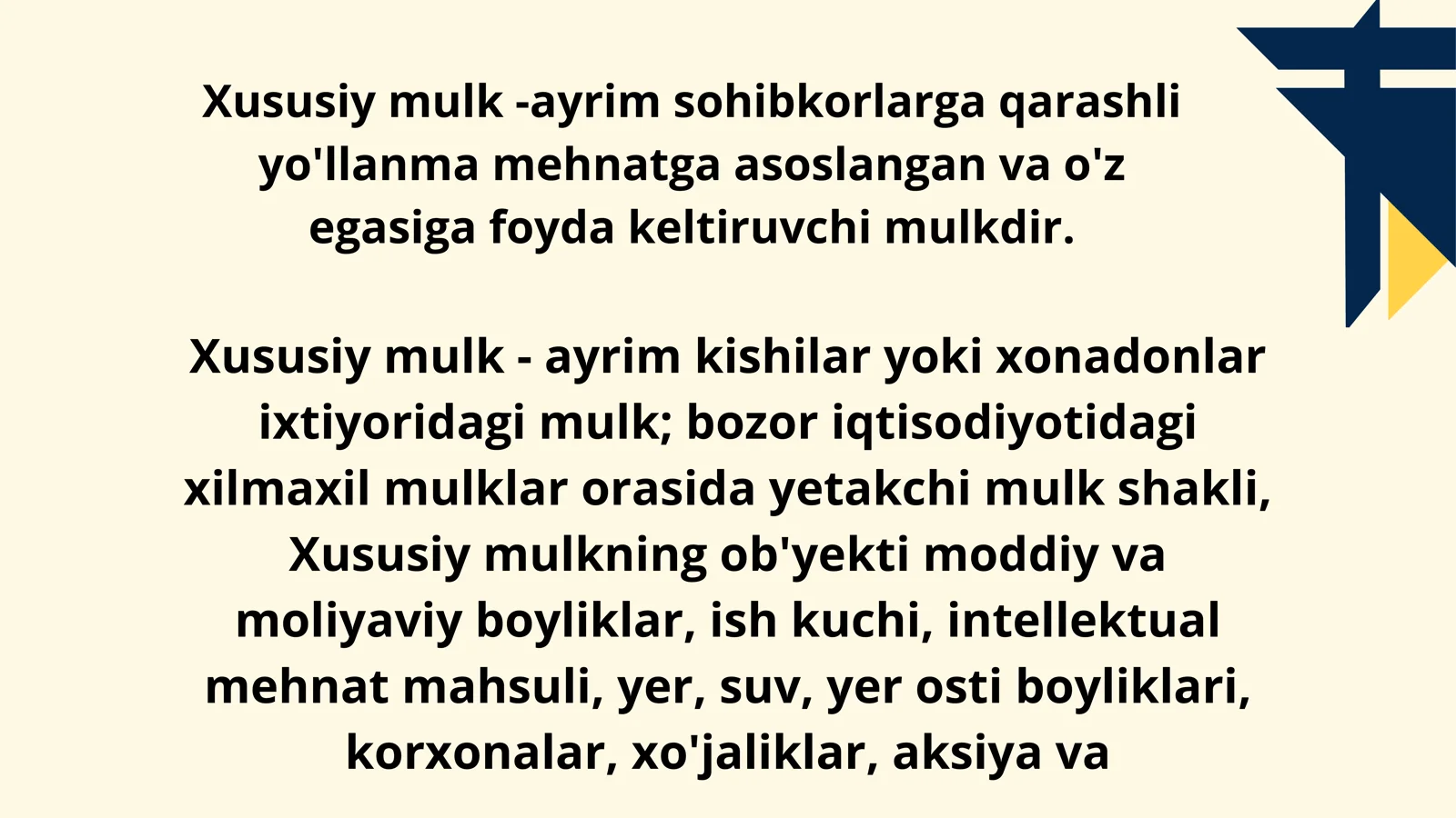 Konstitutsiyada xususiy mulk daxlsizligining kafolatlari 3