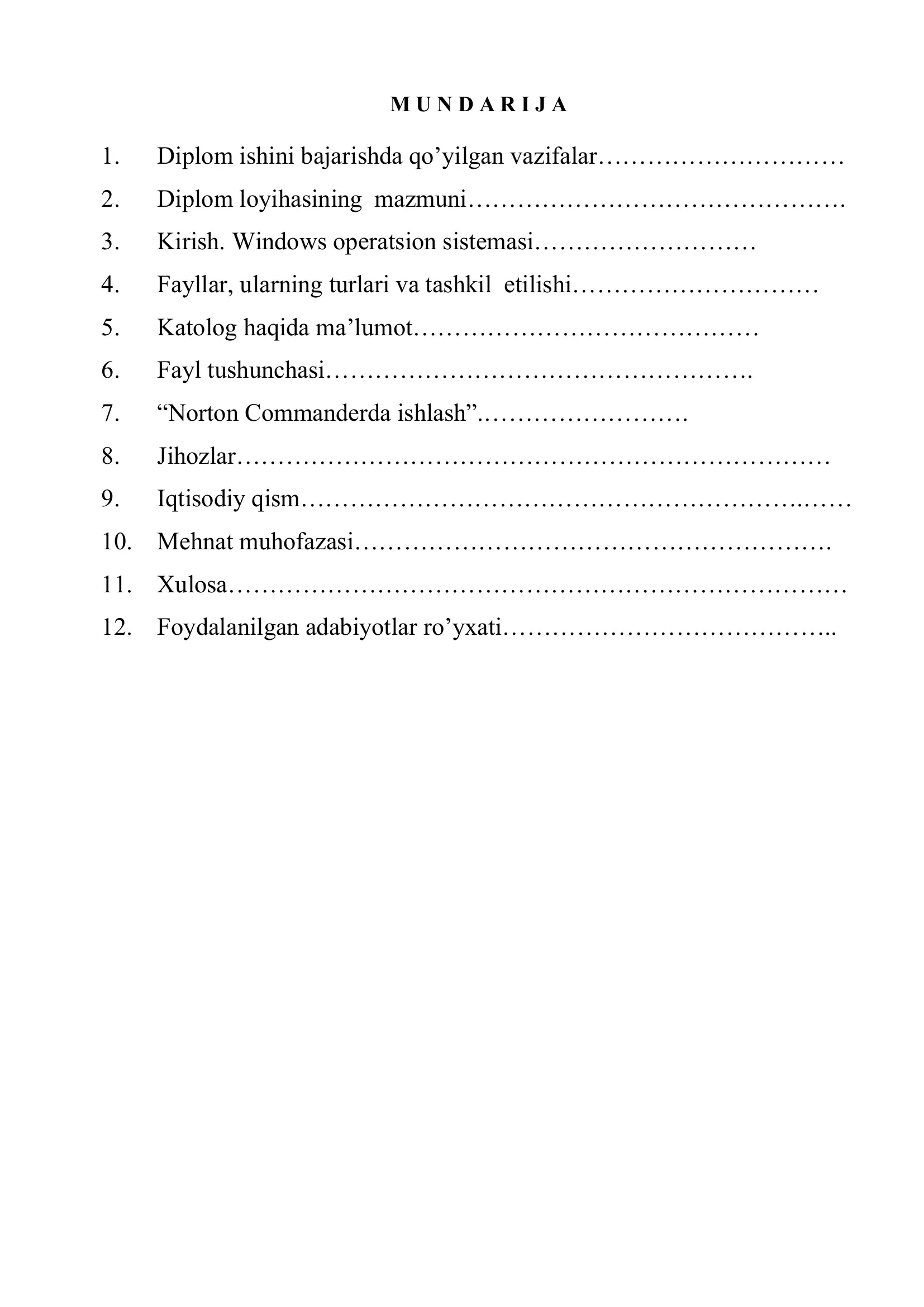 Norton Commanderda ishlash 3