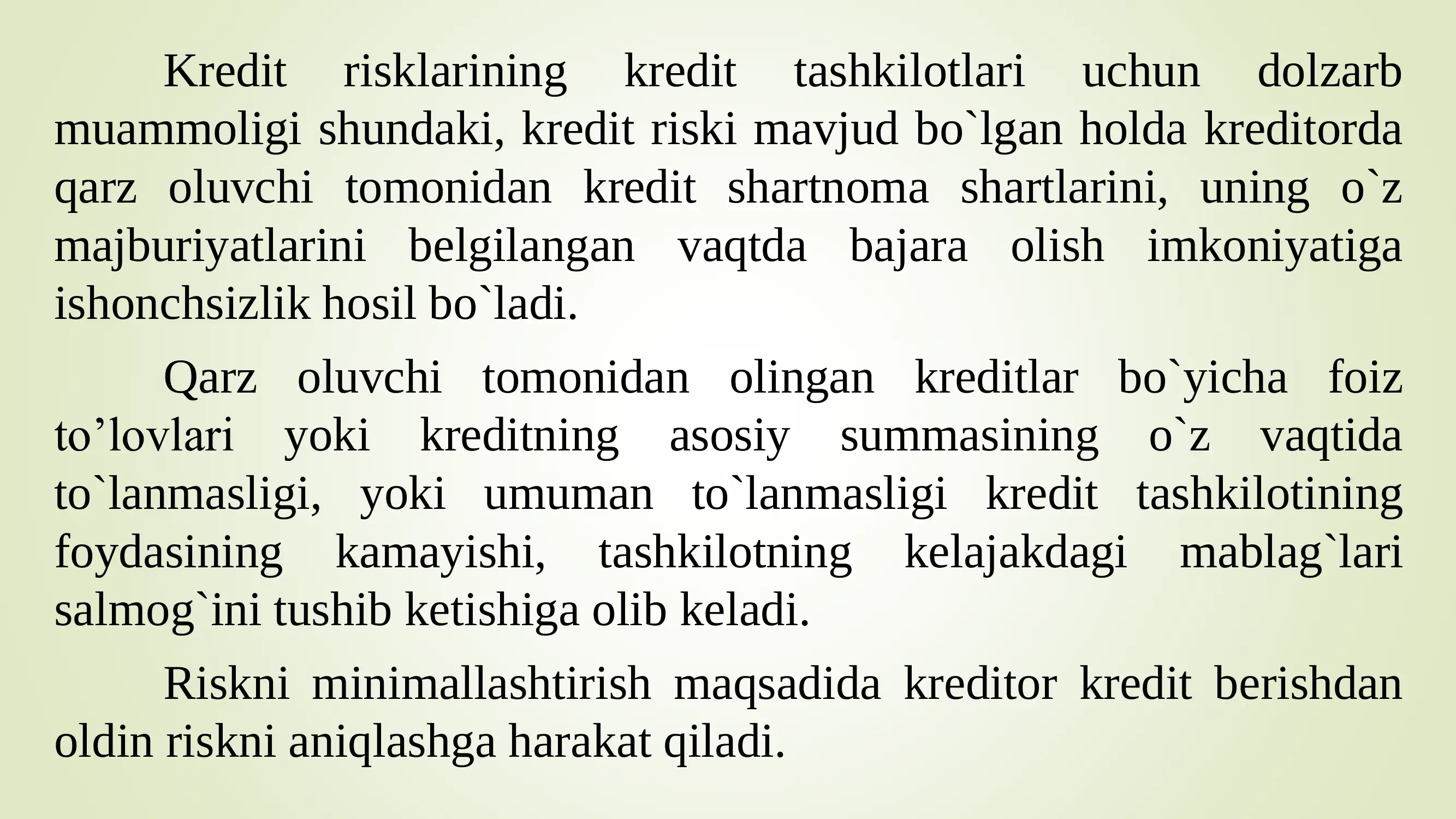 Kredit Riski va Uning Menejerlari 3