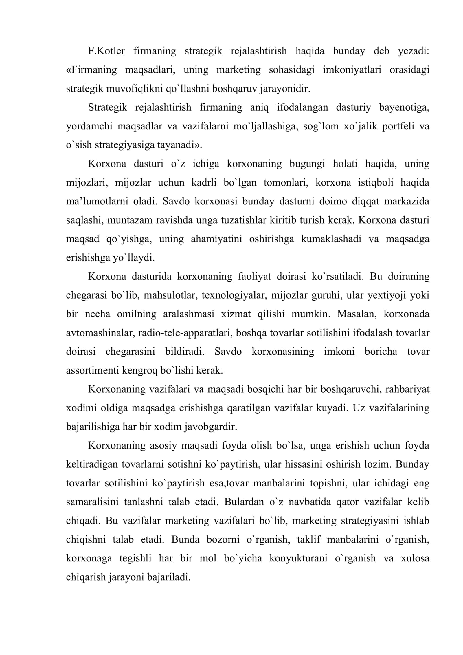 Marketingni strategik va taktik rejalashtirish 3