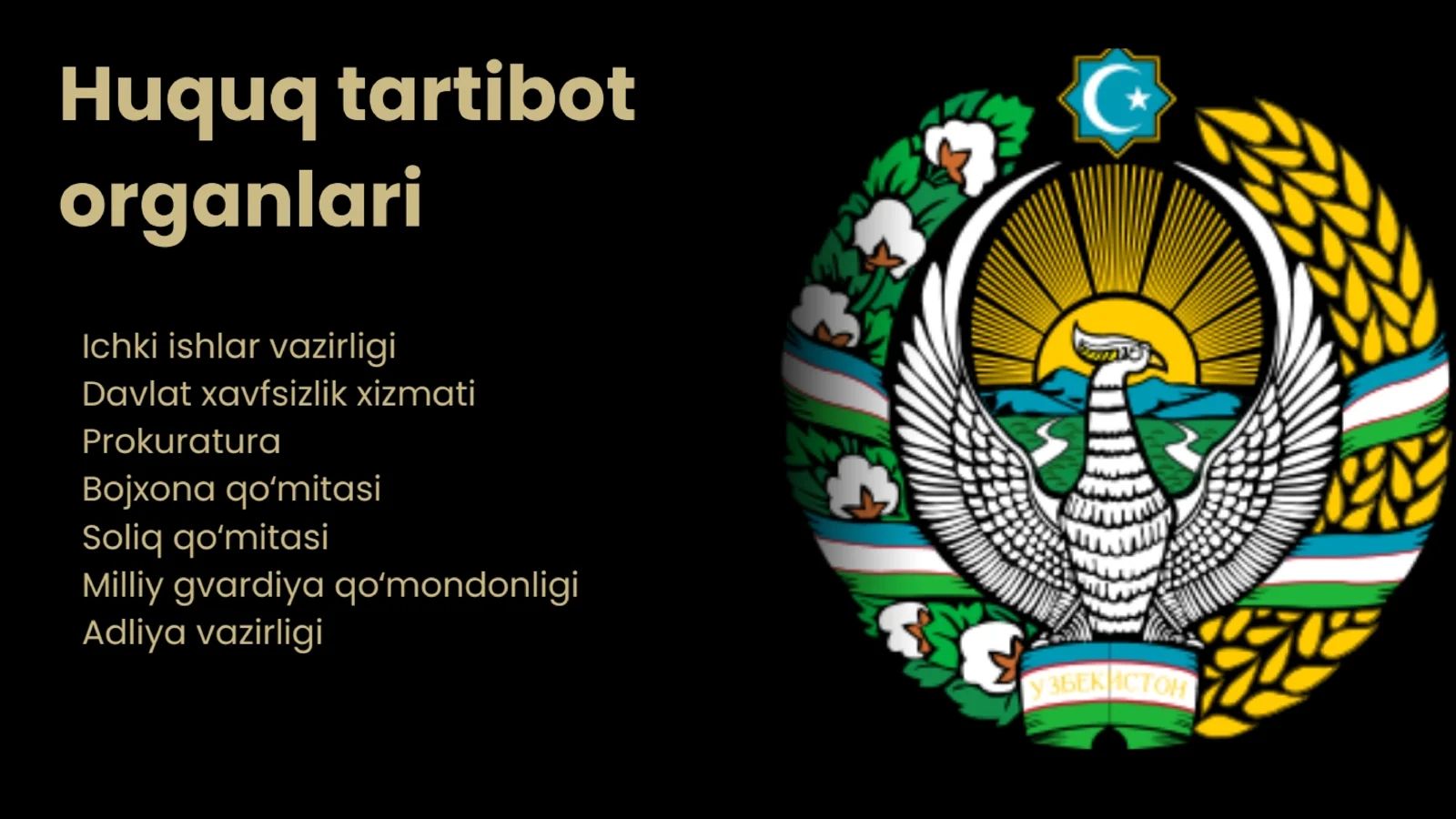 Huquq tartibot organlari va sud tizimidagi oʻzgarishlar 3