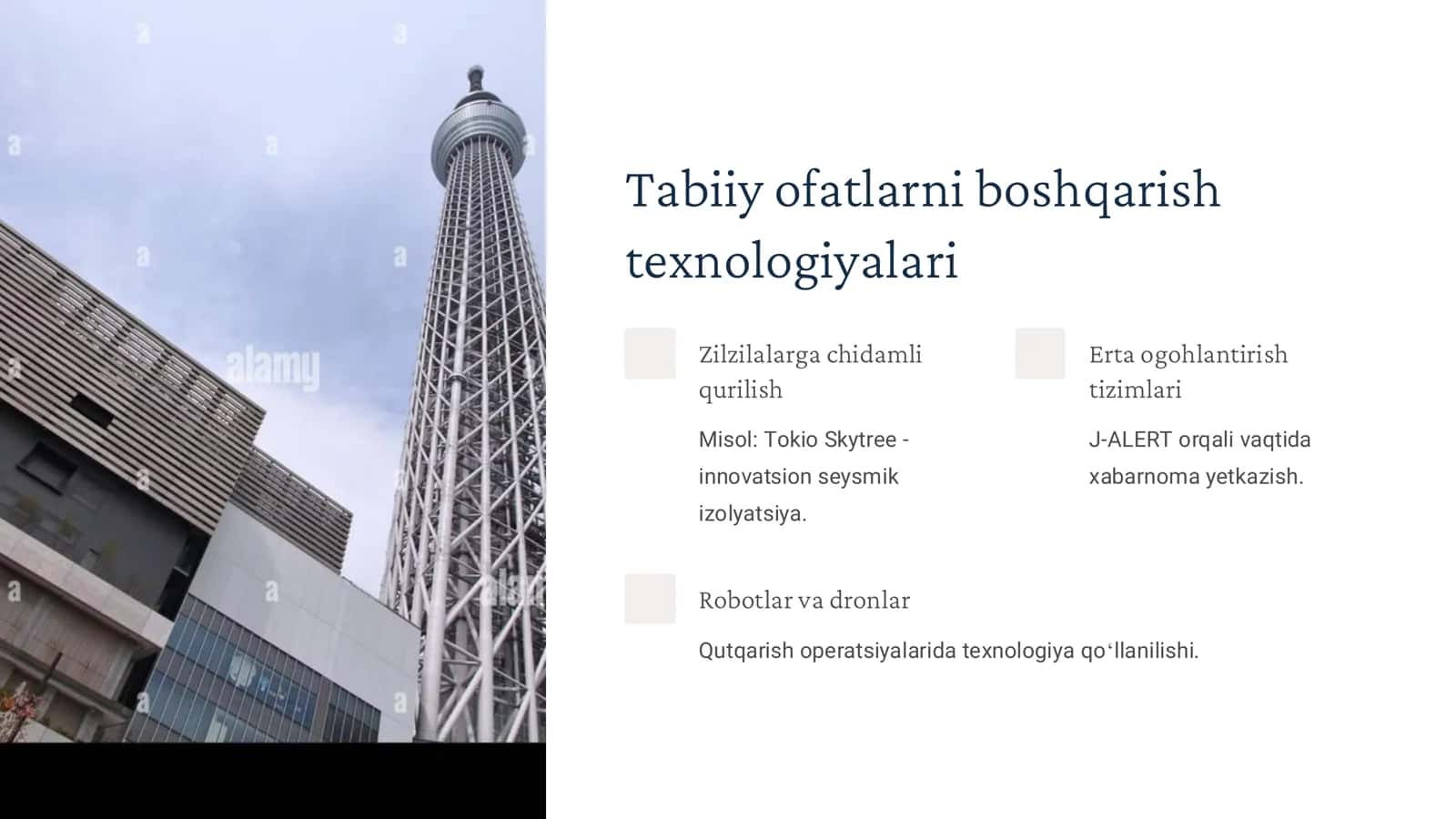 Yaponiyaning tabiiy ofatlarni  boshqarish va qishloq xoʻjaligi texnologiyalari 3