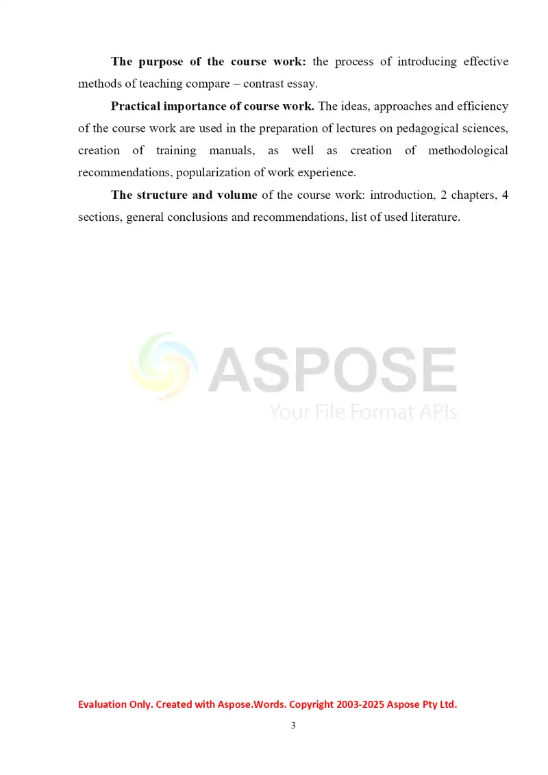 Compare - contrast esaays 3