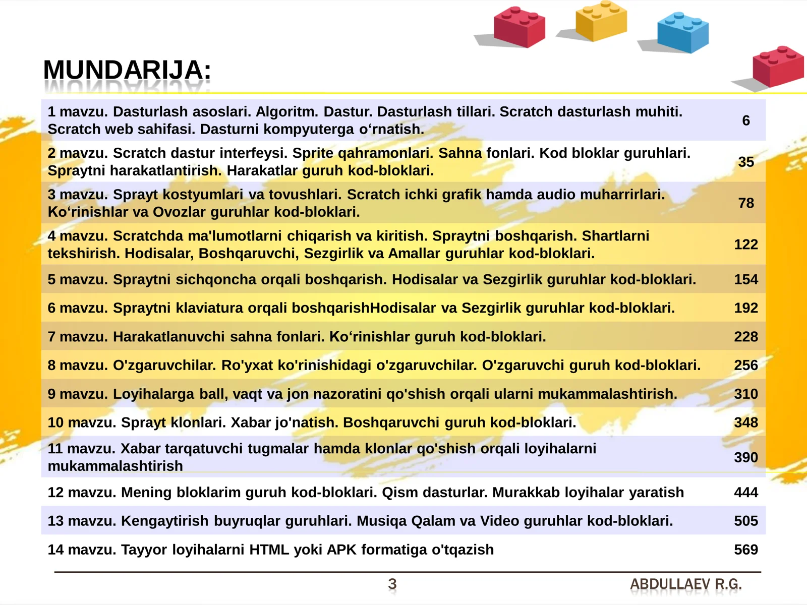BOLALAR SOFT SCRATCH DASTURI 3