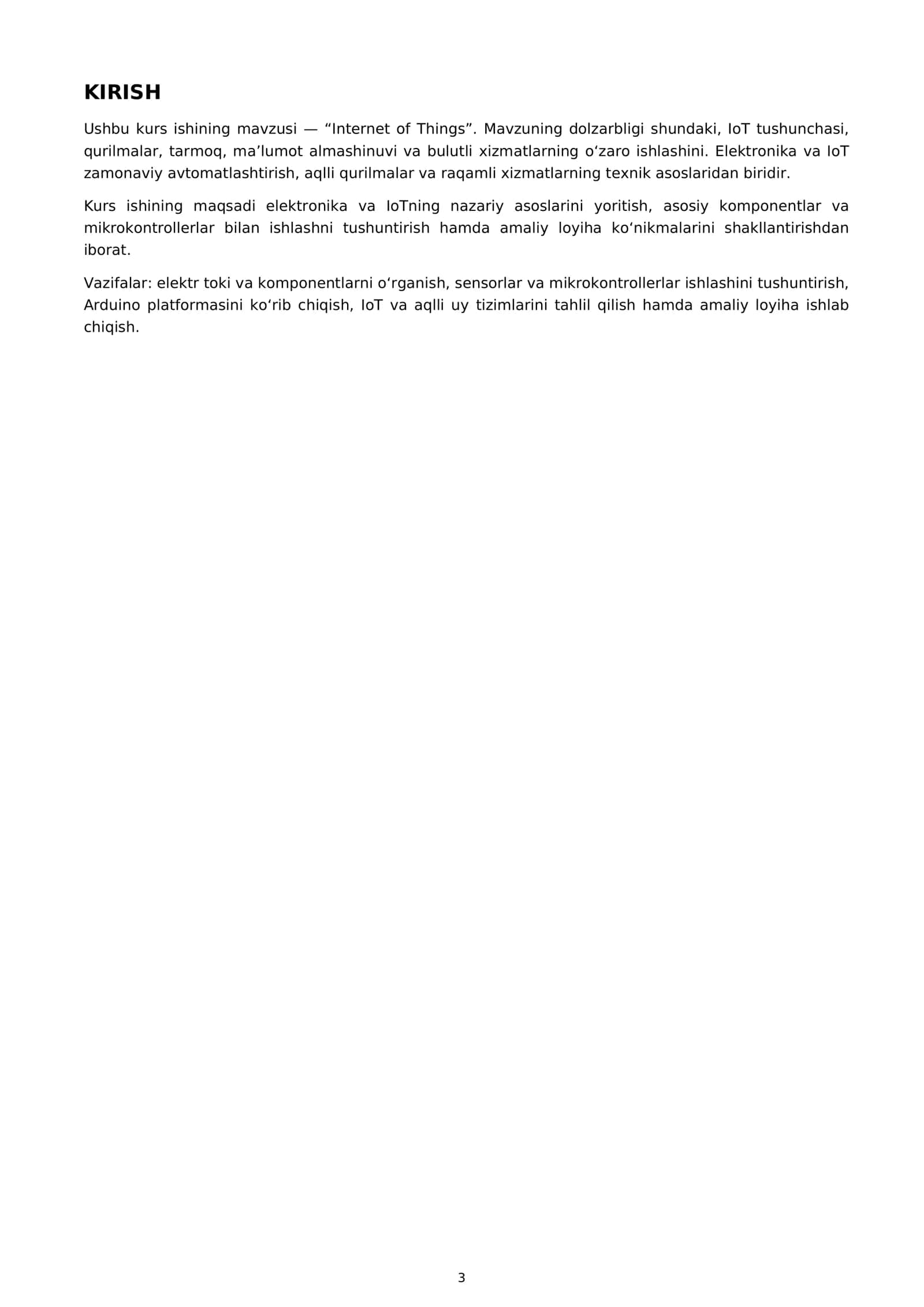 KURS ISHI INTERNET OF THINGS 3