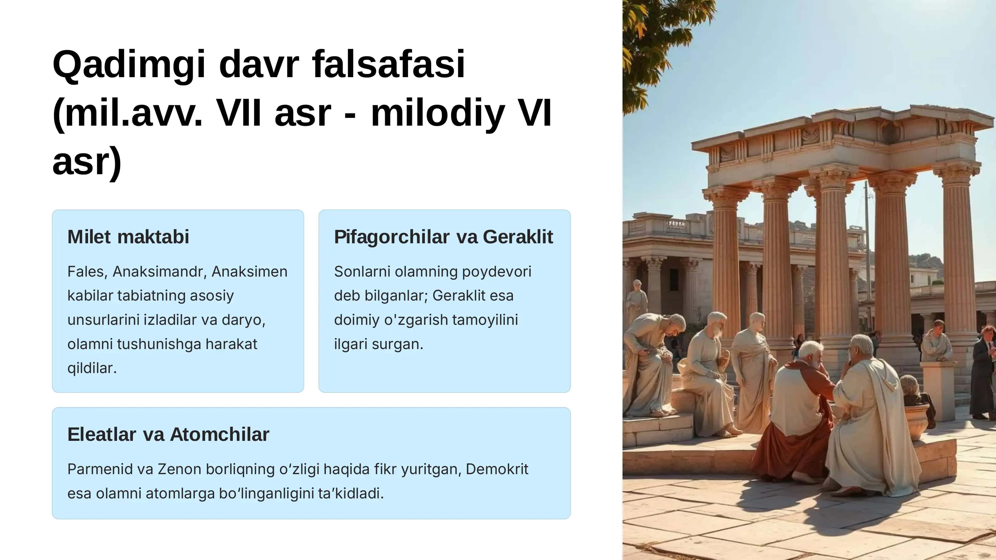Falsafiy tafakkur taraqqiyot bosqichlari. Ğarb falsafasi 3