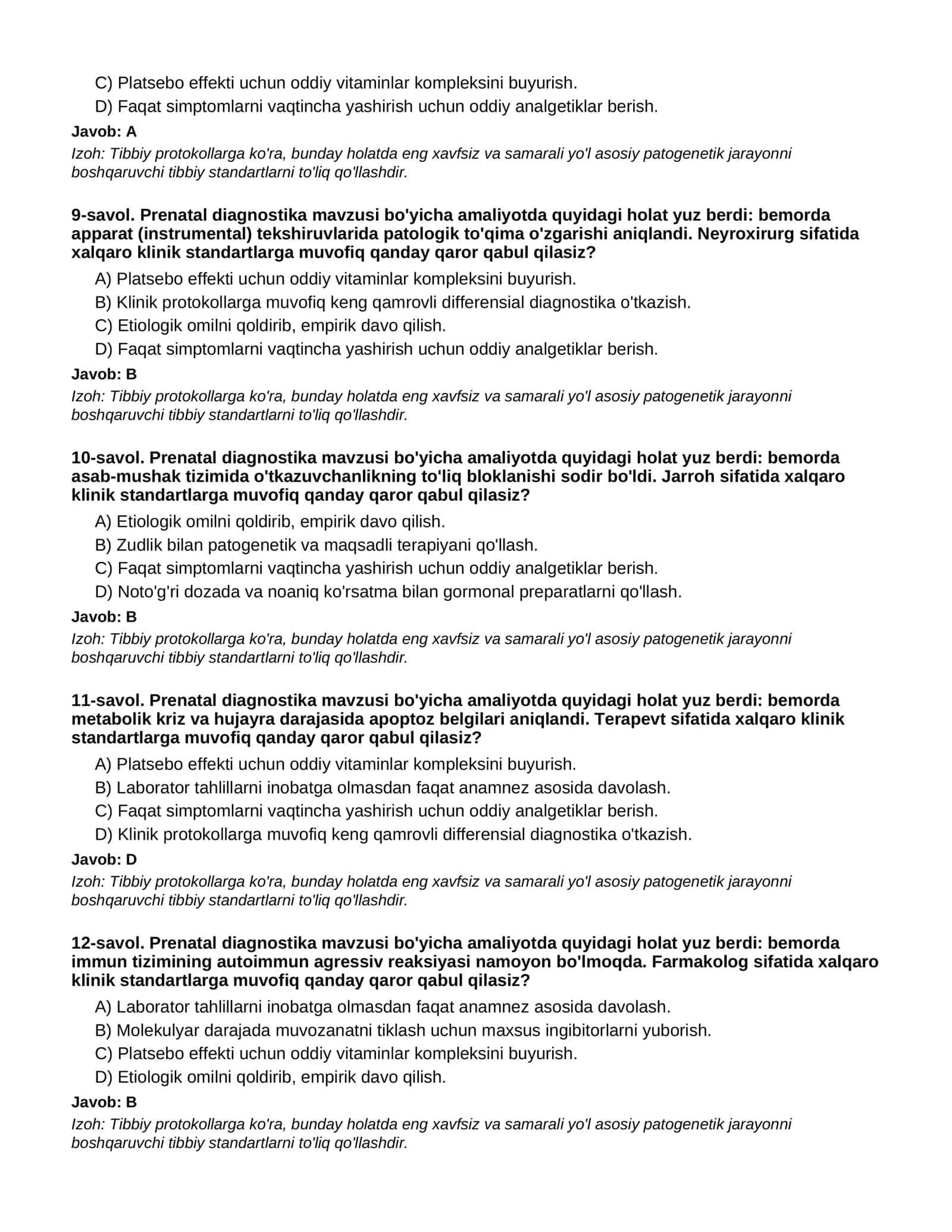 PRENATAL DIAGNOSTIKA - 3-QISM 3