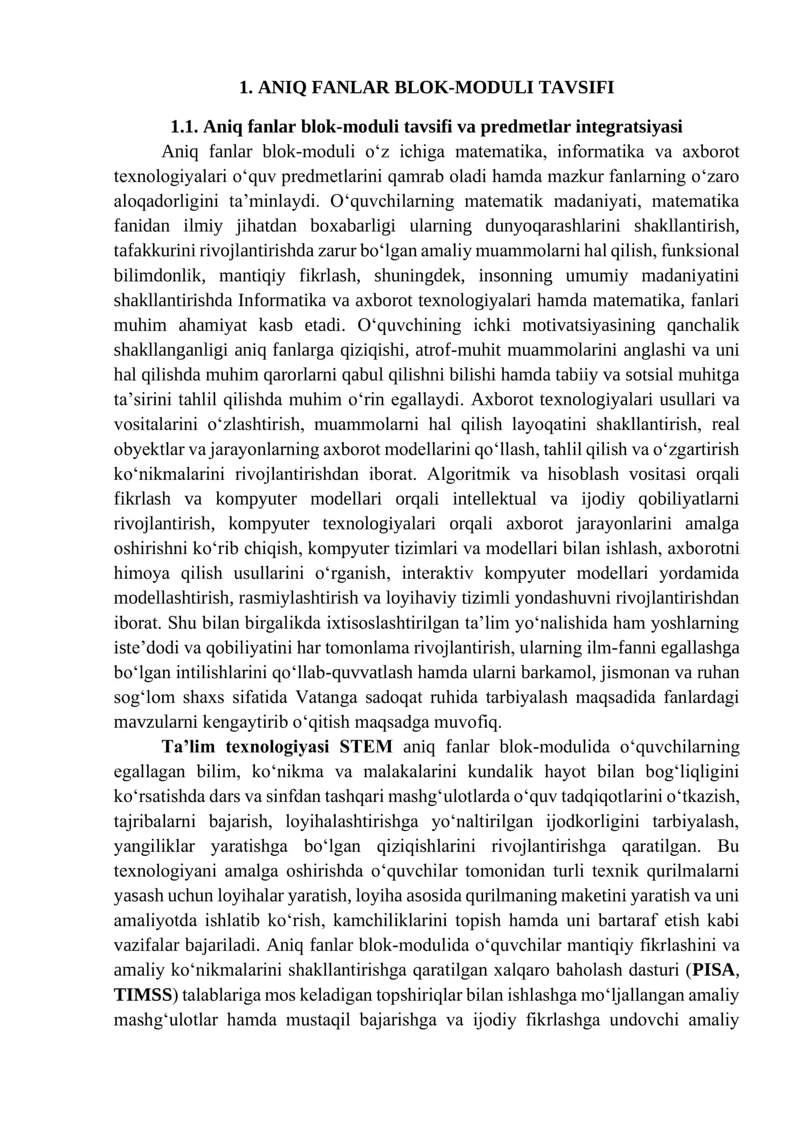 Informatika va AT 120 soatlik toplam(Texnikumlar uchun) 3
