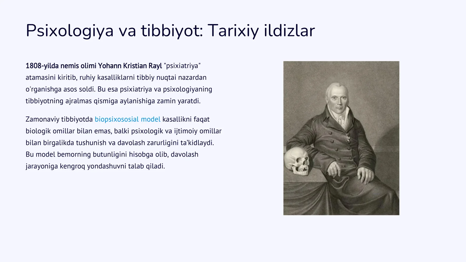 Psixologiya fanining tibbiyotda tutgan o'rni 3