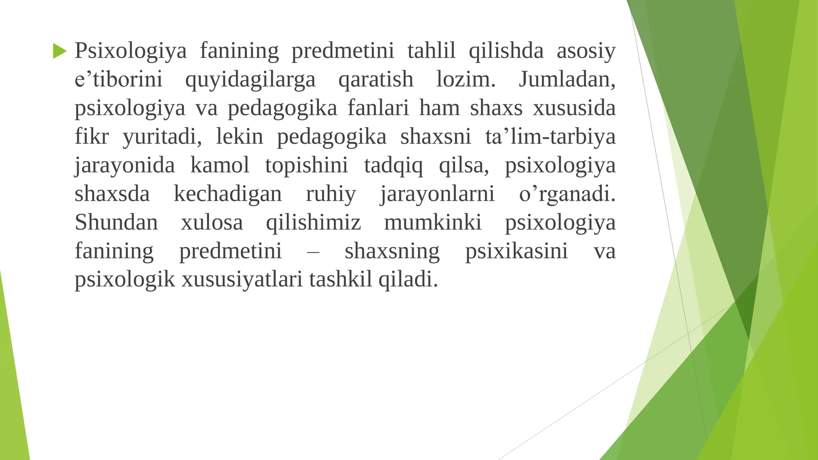 UMUMIY PSIXOLOGIYa FANINING PREDMETI, MAQSADI VA VAZIFALARI. ILMIY TADQIQOT METODLARI 3