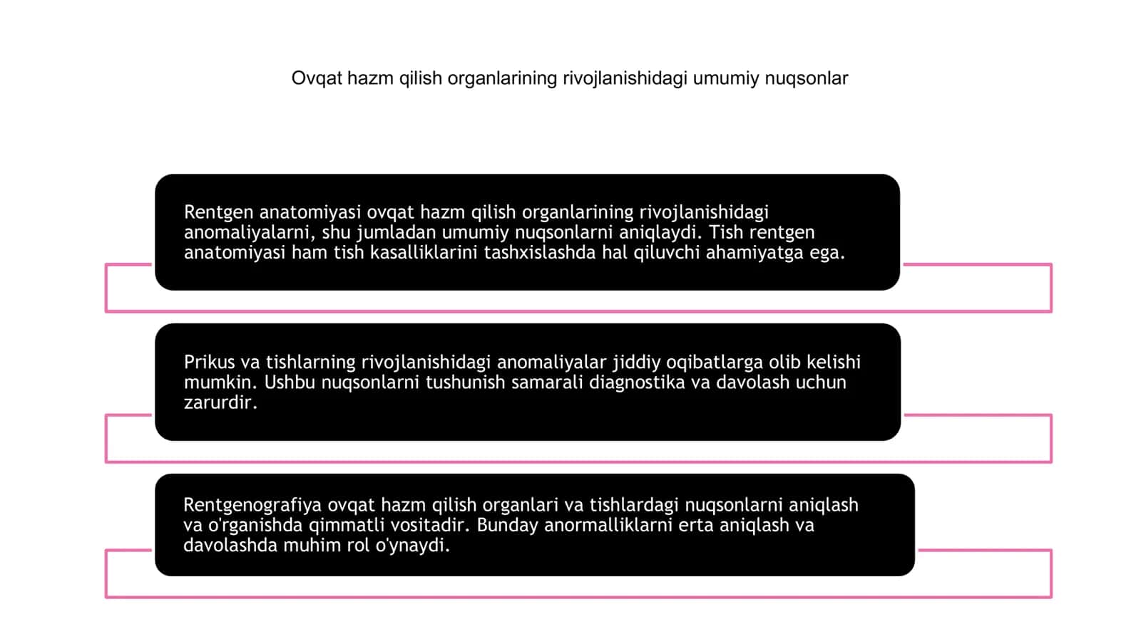 Ovqat hazm qilish organlarining rentgen anatomiyasi va rivojlanishidagi nuqsonlar 3