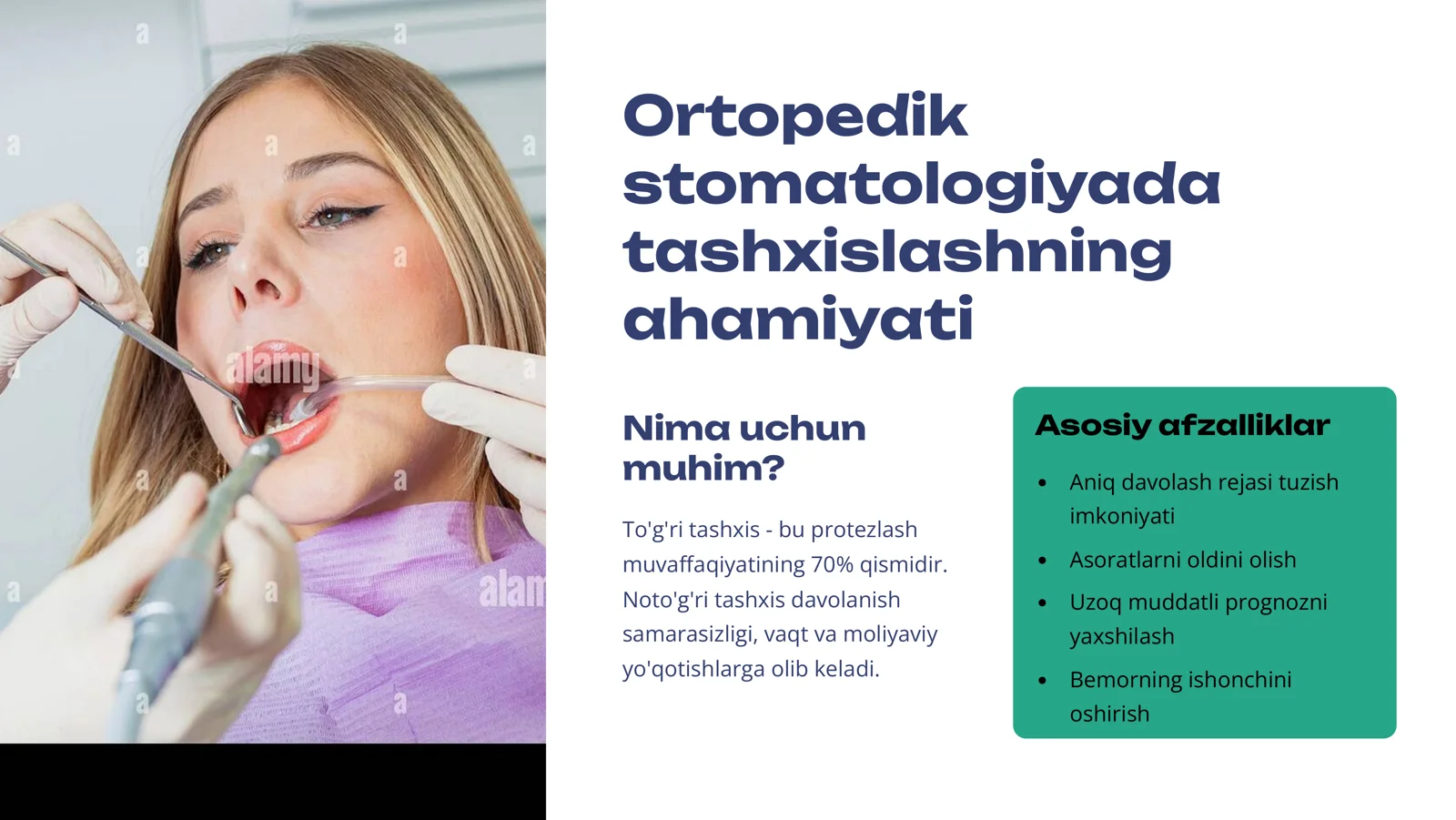Ortopedik stomatologiya klinikasida tashxislash asoslari. 3
