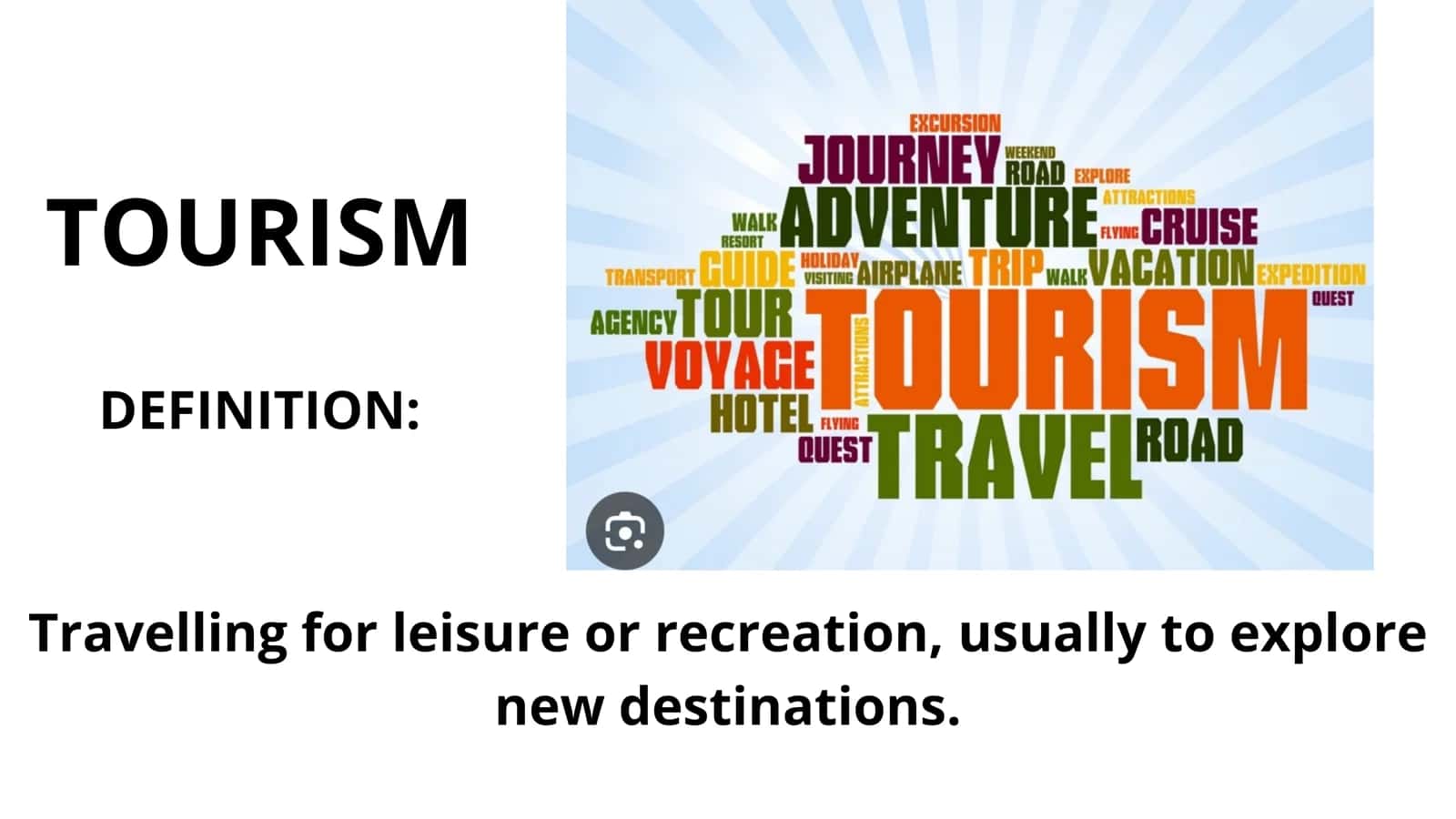 Travelling and tourism 3