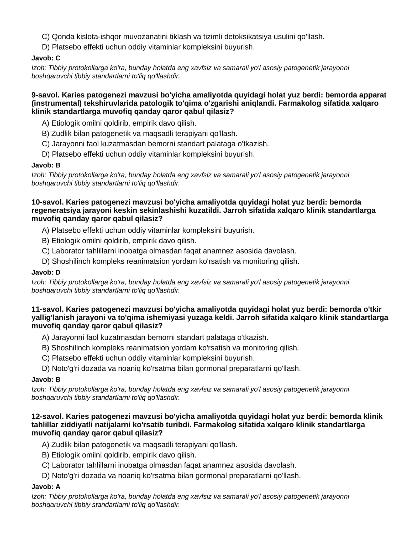 KARIES PATOGENEZI - 3-QISM 3