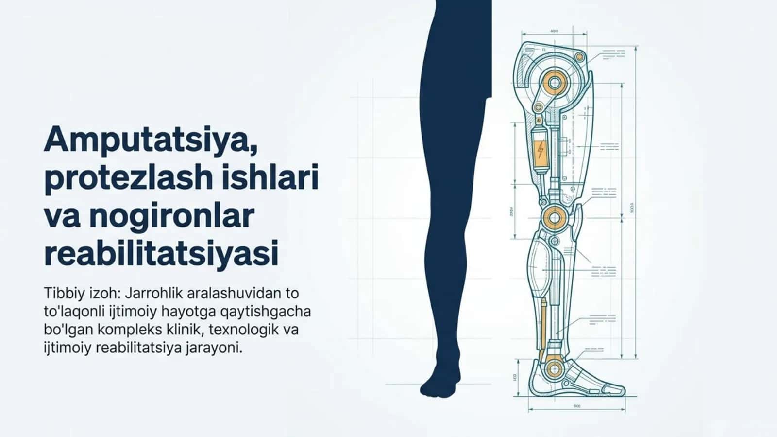 Amputatsiya, protezlash ishlari va nogironlar reabilitatsiyasi 3
