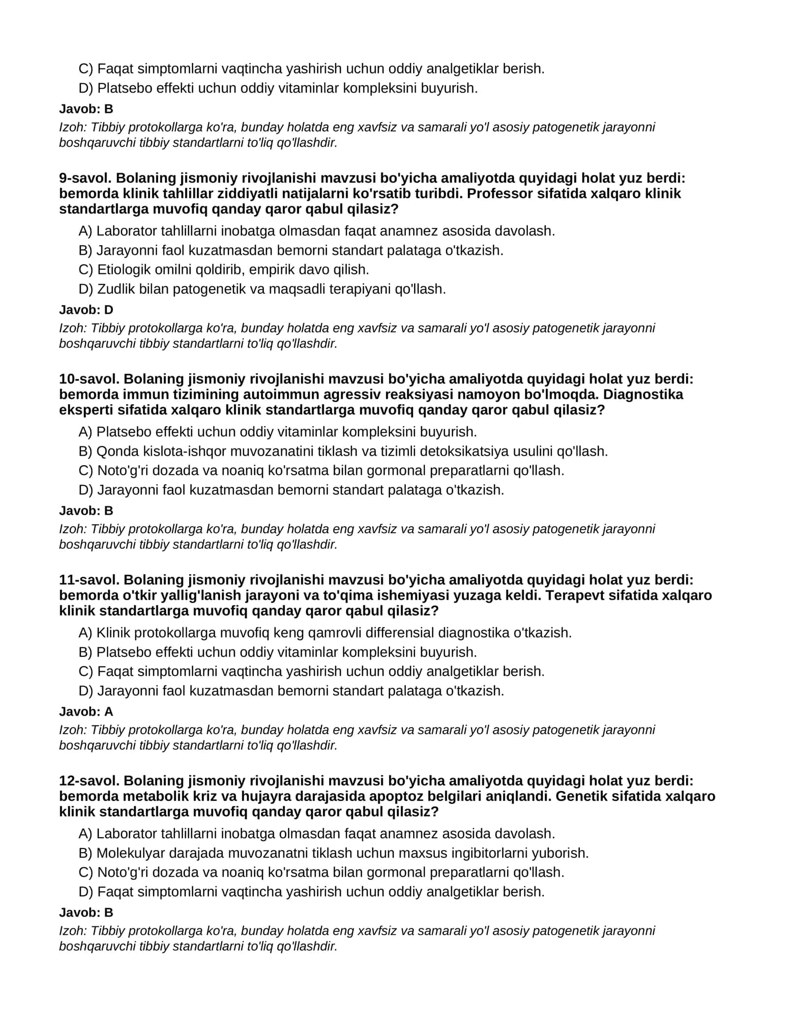 Bolaning jismoniy rivojlanishi - 3-QISM 3