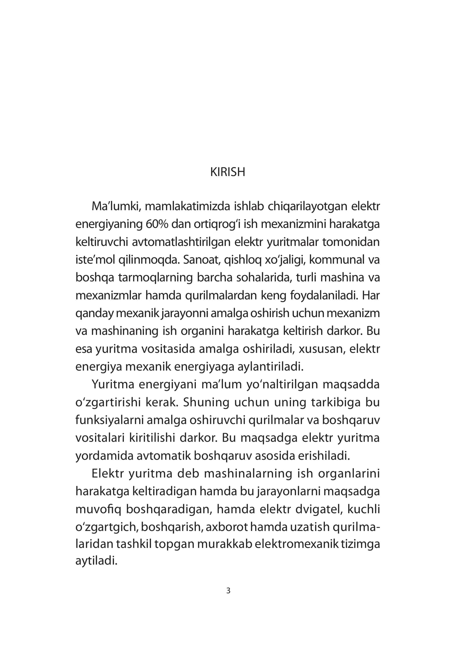 ELEKTR YURITMA ASOSLARI 3