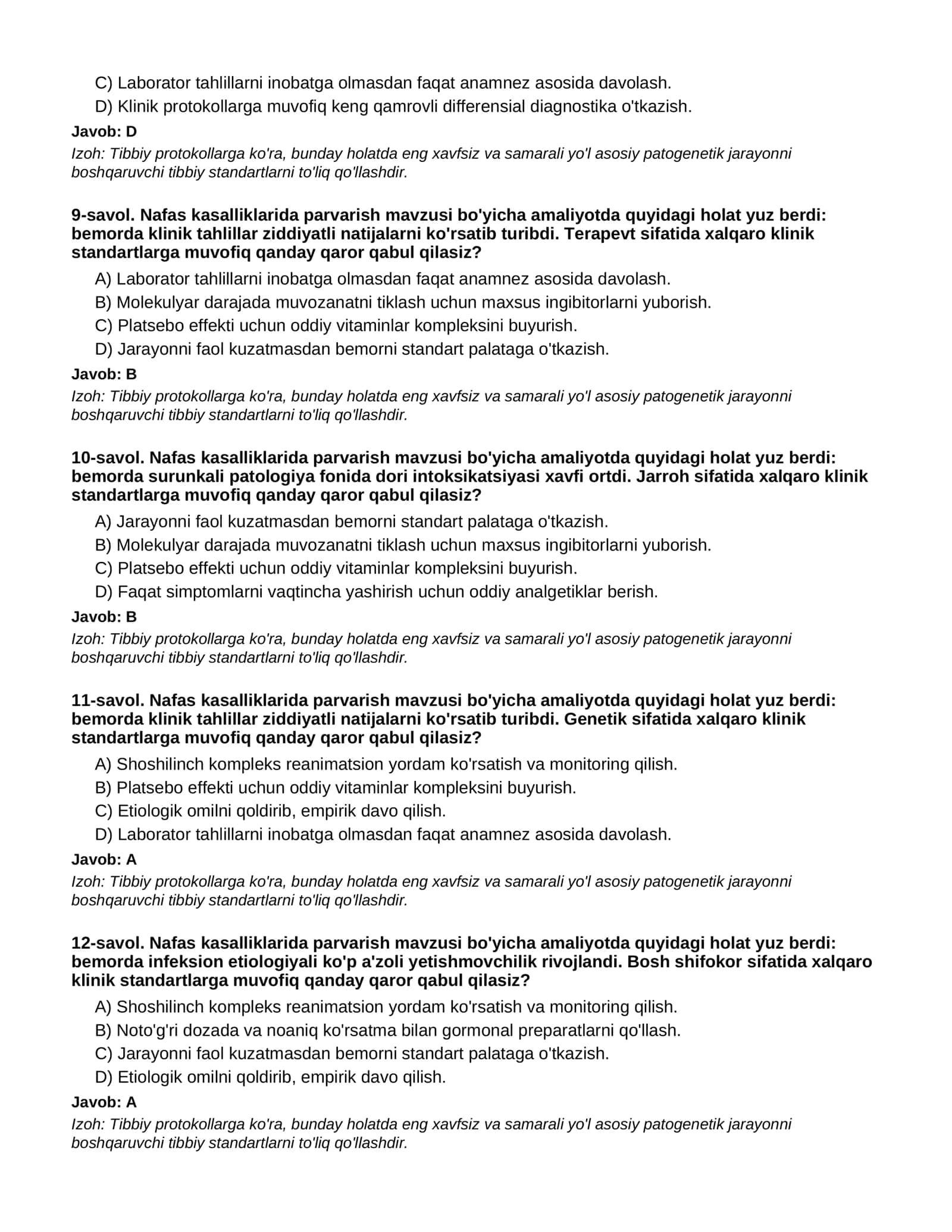 NAFAS KASALLIKLARIDA PARVARISH - 2-QISM 3