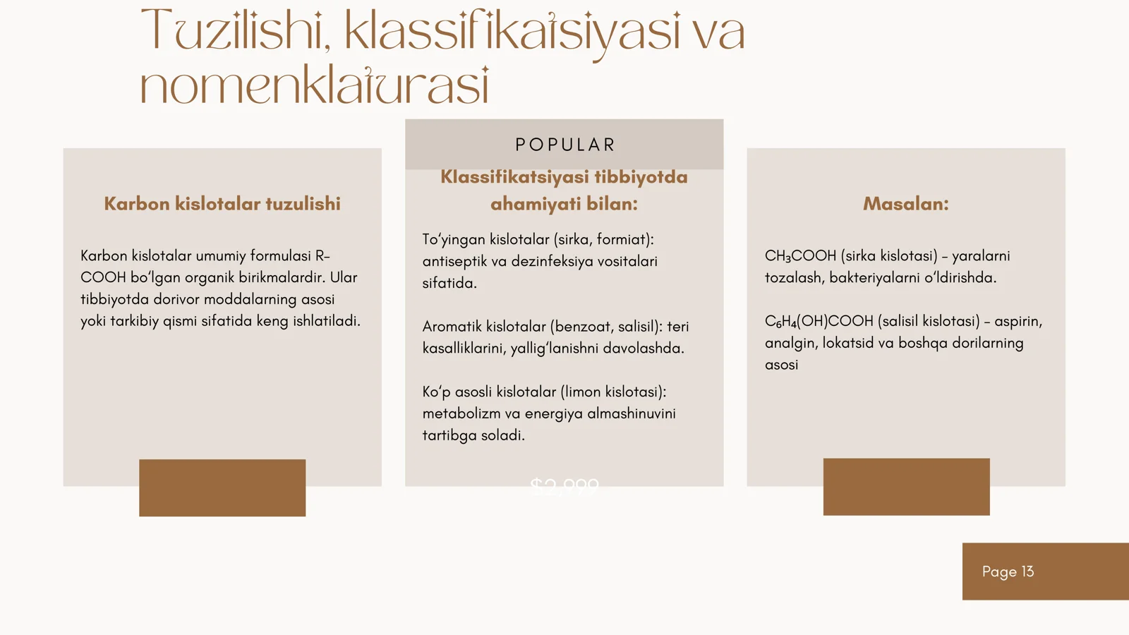 Karbon kislotalar va ularning hosilalari 3