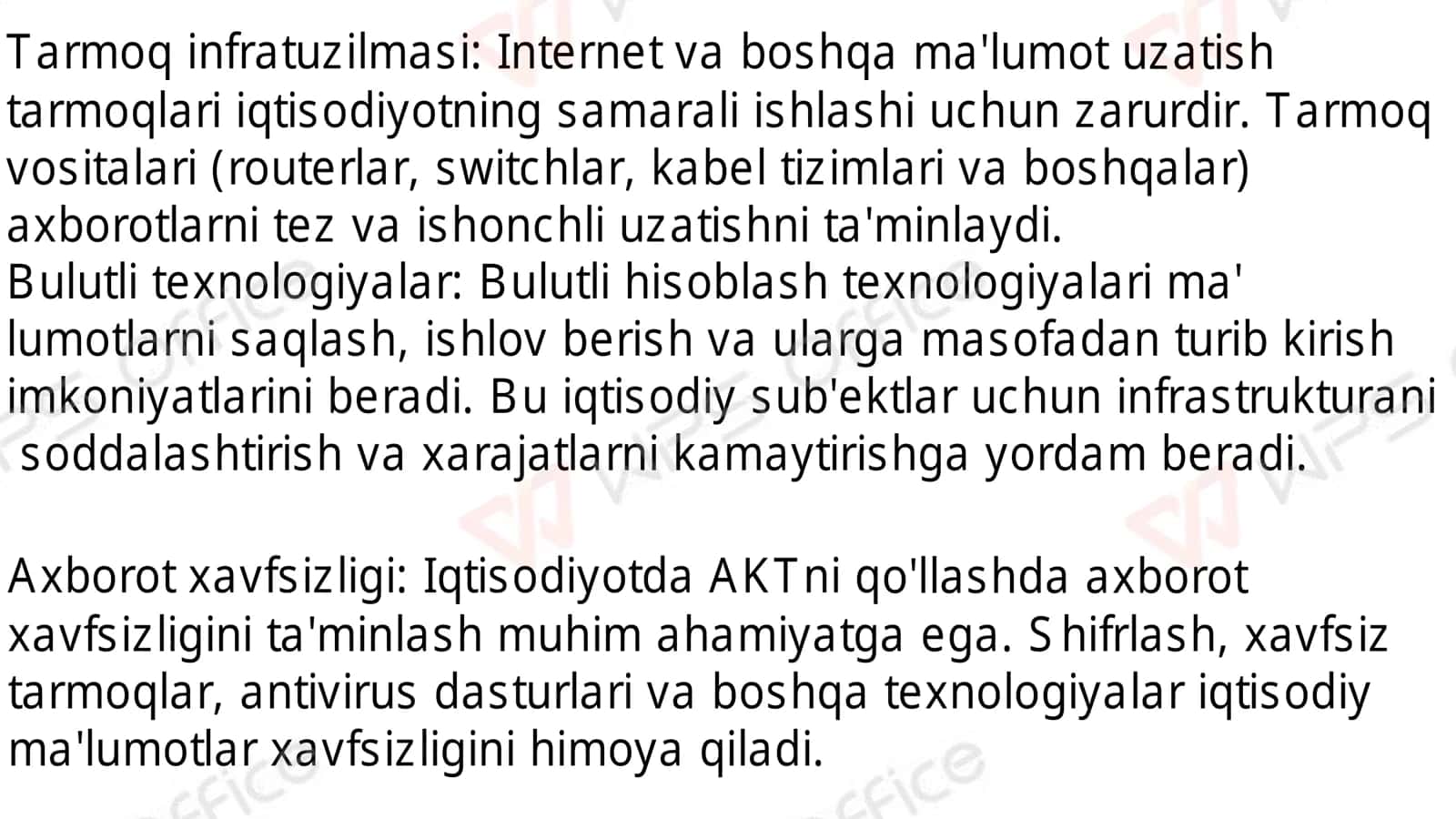 Iqtisodiyotda zamonaviy infarmatsion-kommunikatsion texnologilarning texnik ta'minoti 3