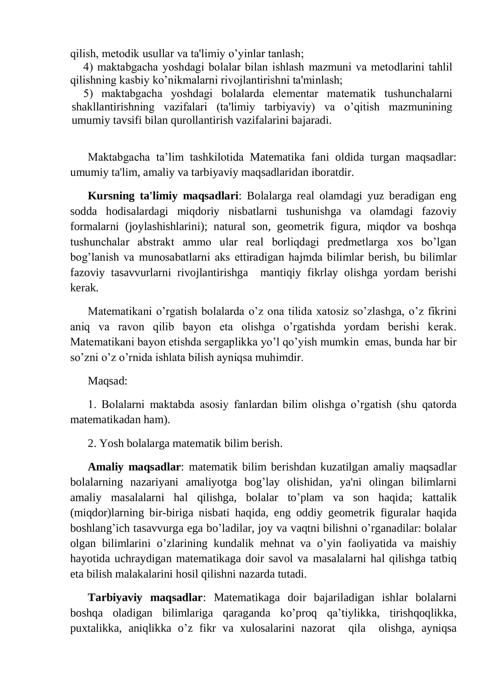 Boshlang’ich matematik tushunchalarni shakllantirish nazariyasi va metodikasi 3