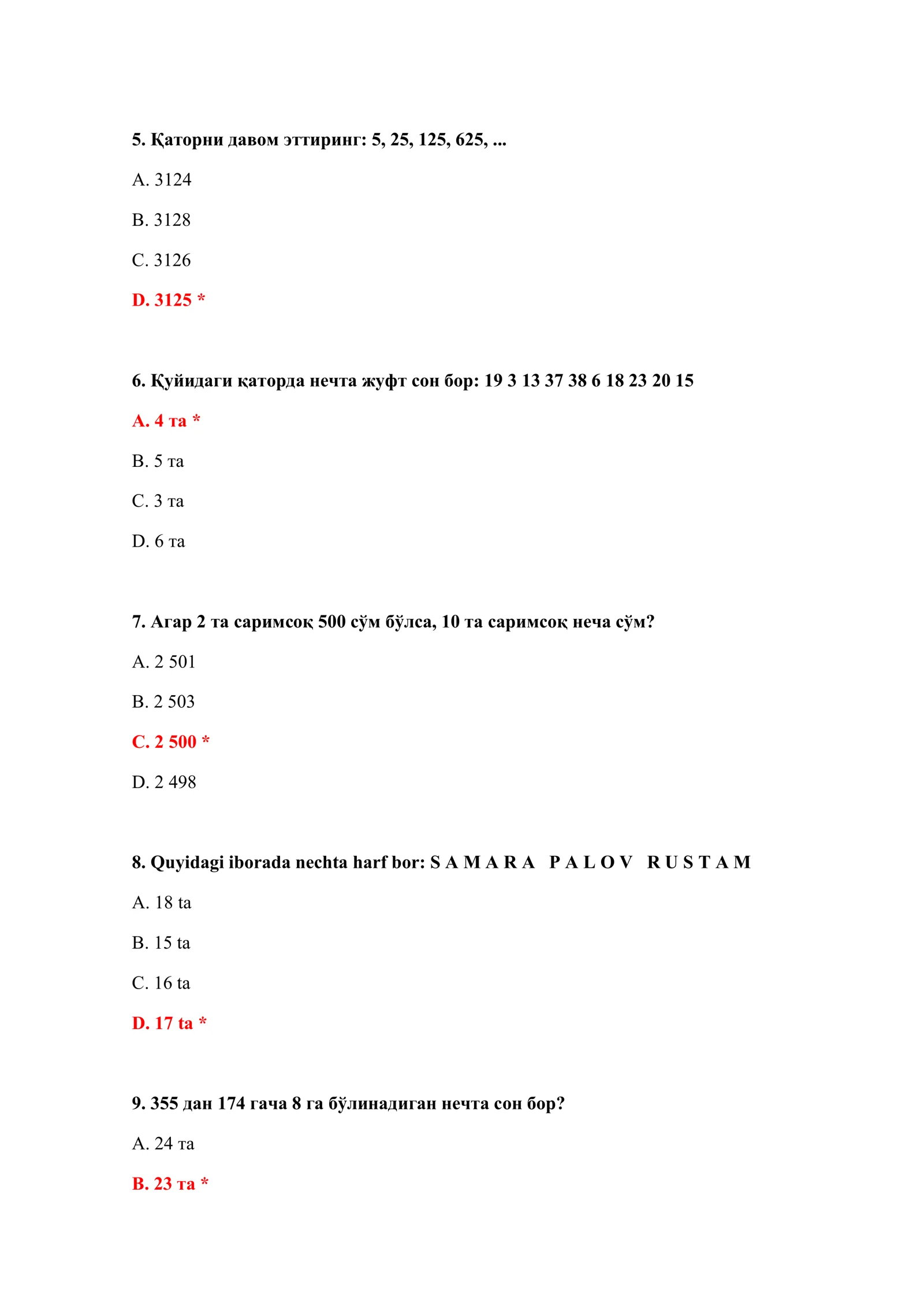BOJXONA QONUNCHILIGI TEST SAVOLLARI 3