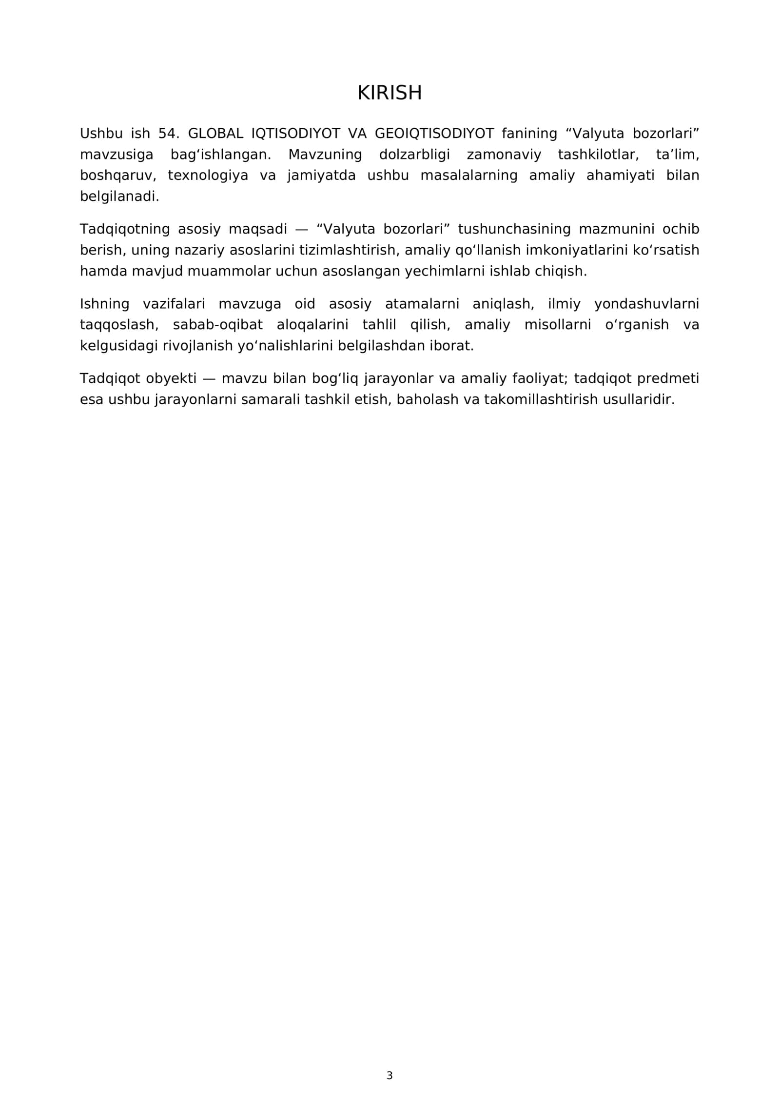 Valyuta bozorlari 3