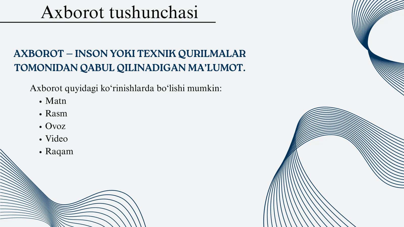 Informatika va axborot texnologiyalari — 10 slaydli prezentatsiya 3