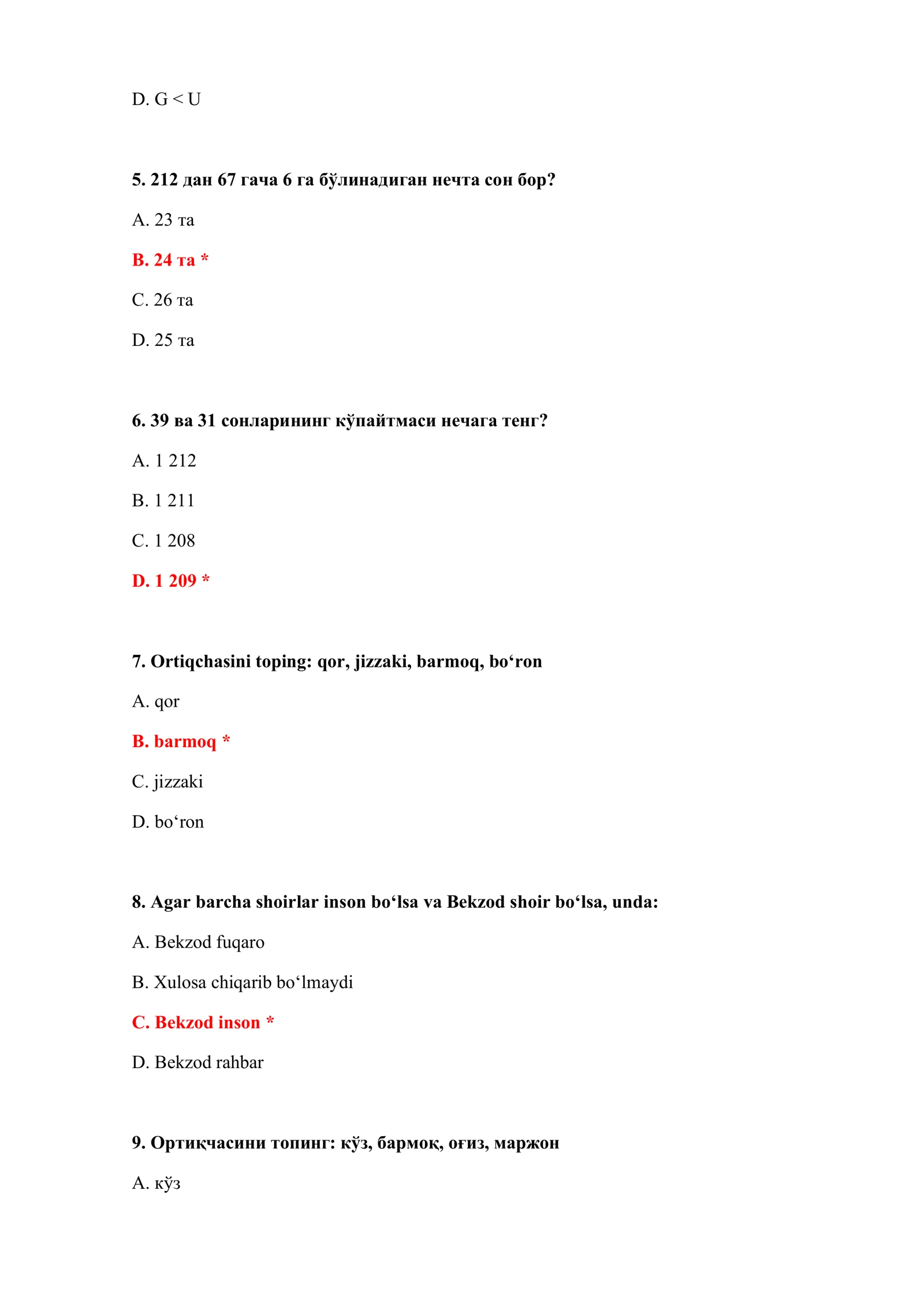 BOJXONA TEST SAVOLLARI DOCX 3