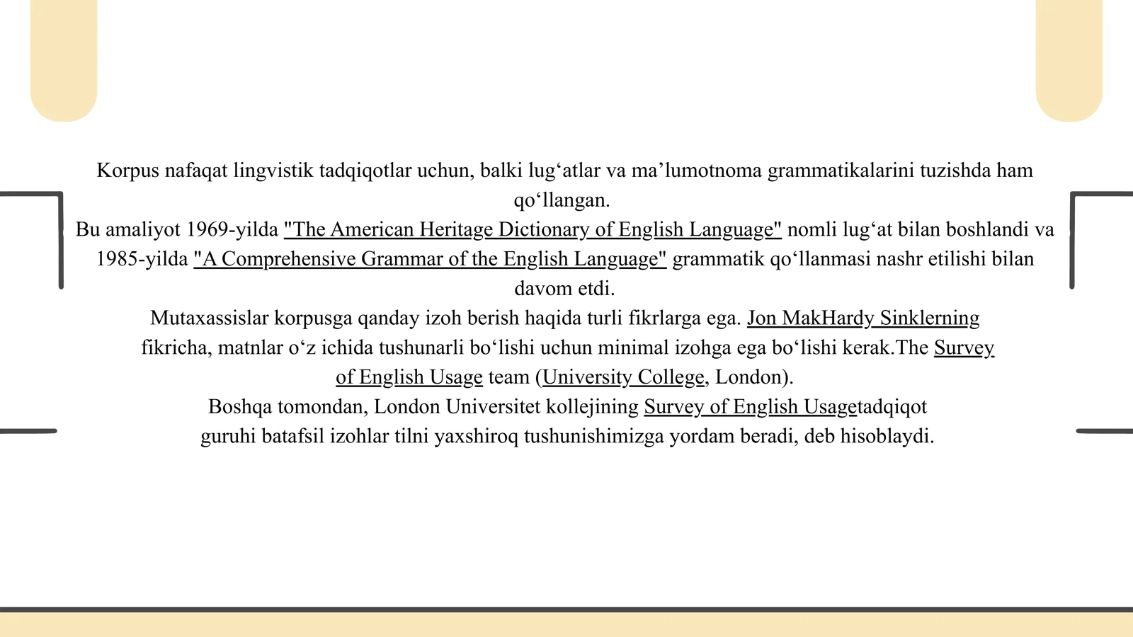 Korpus lingvistikasining rivojlanishi 3