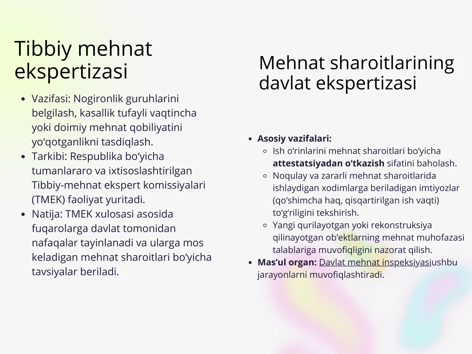 Mehnat ekspertizasi 3