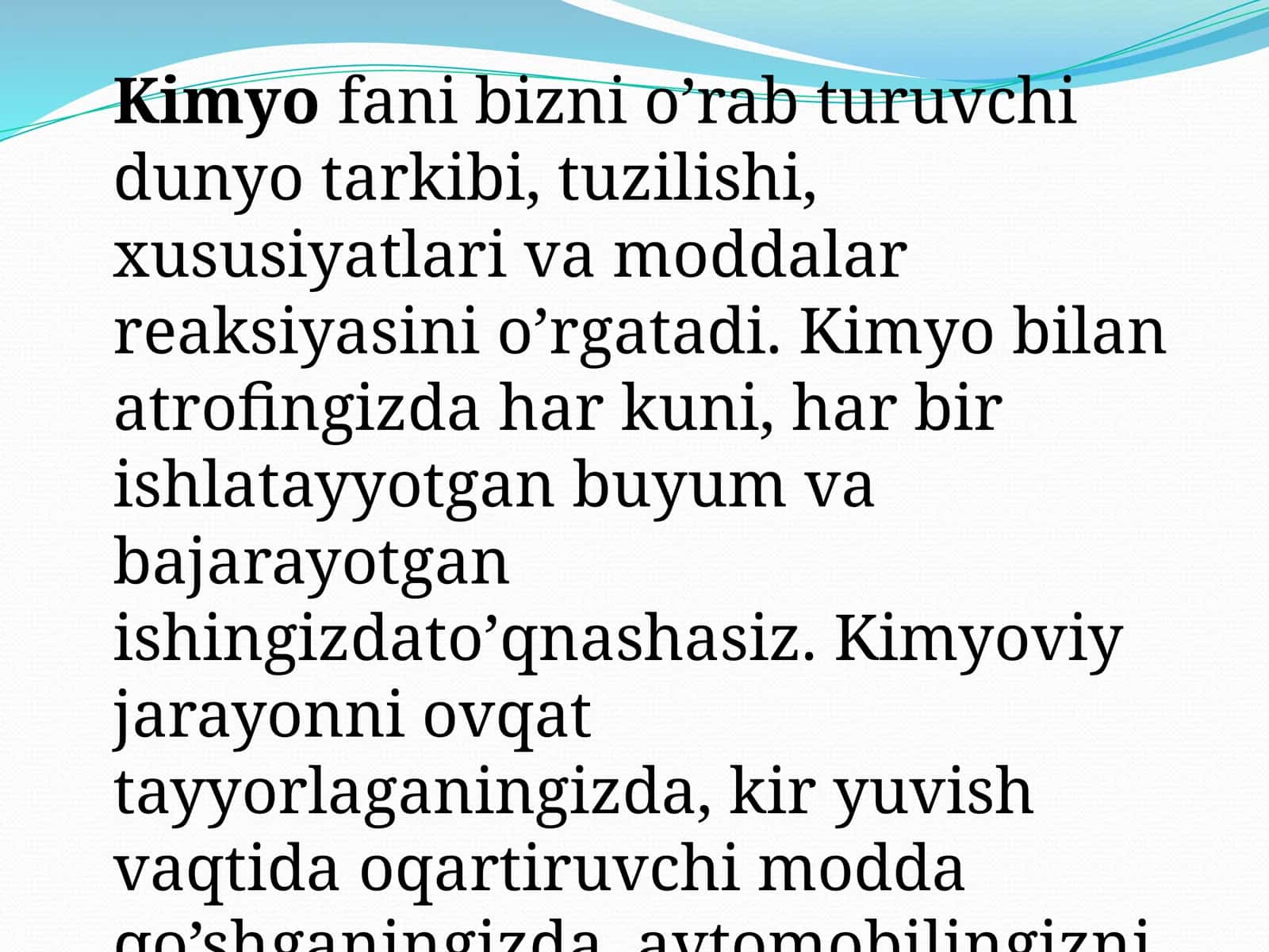 Tibbiy kimyoga kirish. Bufer sistemalar. Kompleks birikmalar. Termodinamika va kimyoviy termodinamika, Elektrolit eritmalarining elektr o‘tkazuvchanligi 3