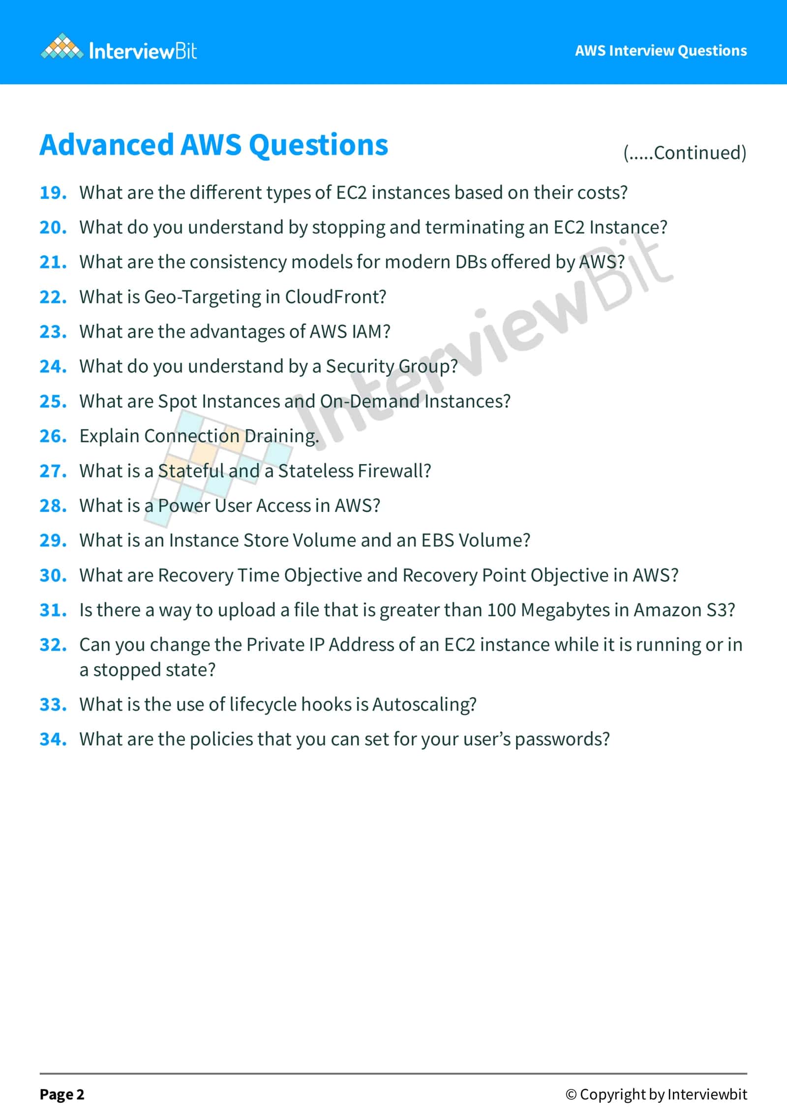 AWS Interview Questions 3